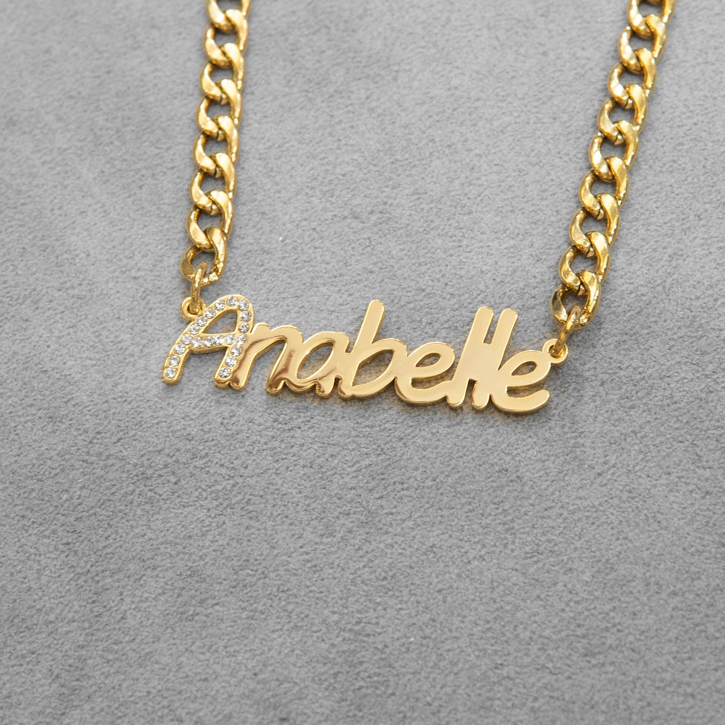 Women Jewelry - Iced Out VVS Name Necklace | Style # N44