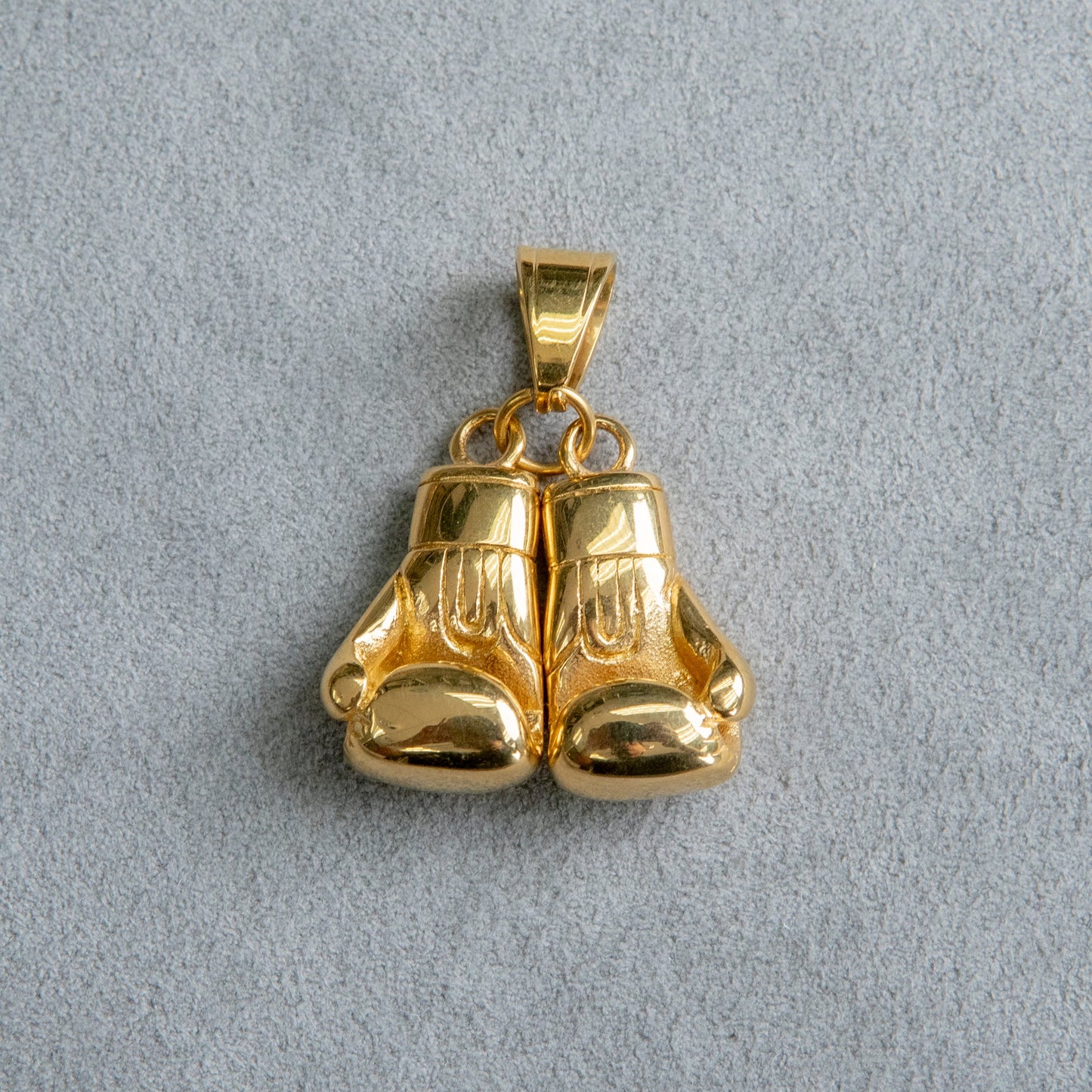 Mens Jewelry - 14K Gold Boxing Gloves Necklace | Appx. 20 Grams