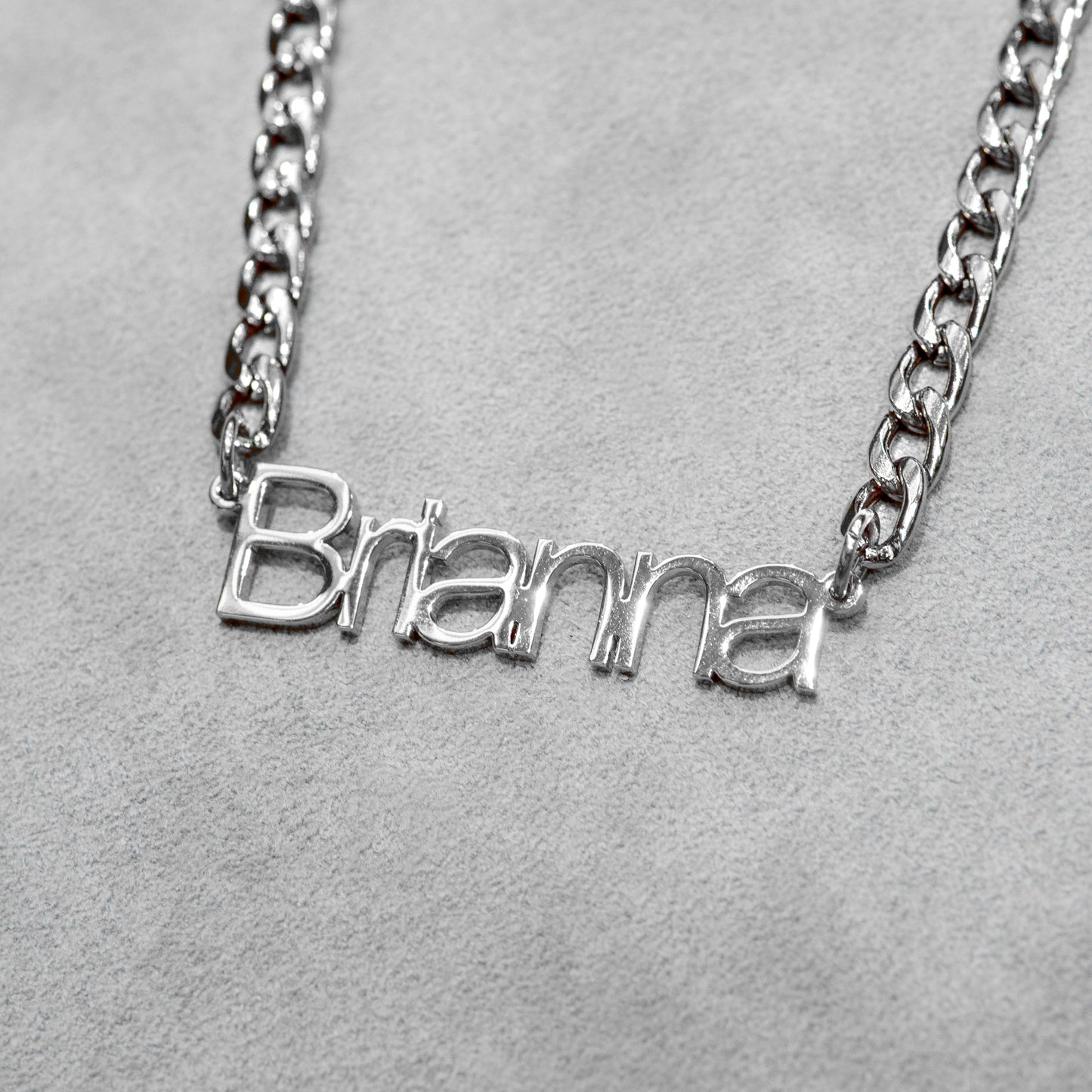Women Jewelry - White Gold Name Necklace | Style # N14
