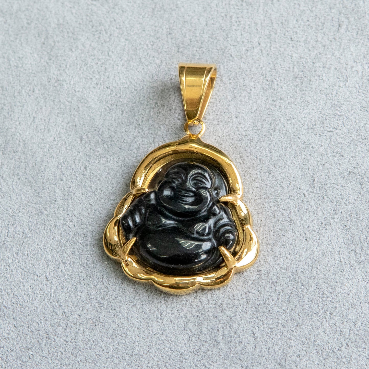 Mens Jewelry - 14K Gold Buddha Necklace | Appx. 12 Grams