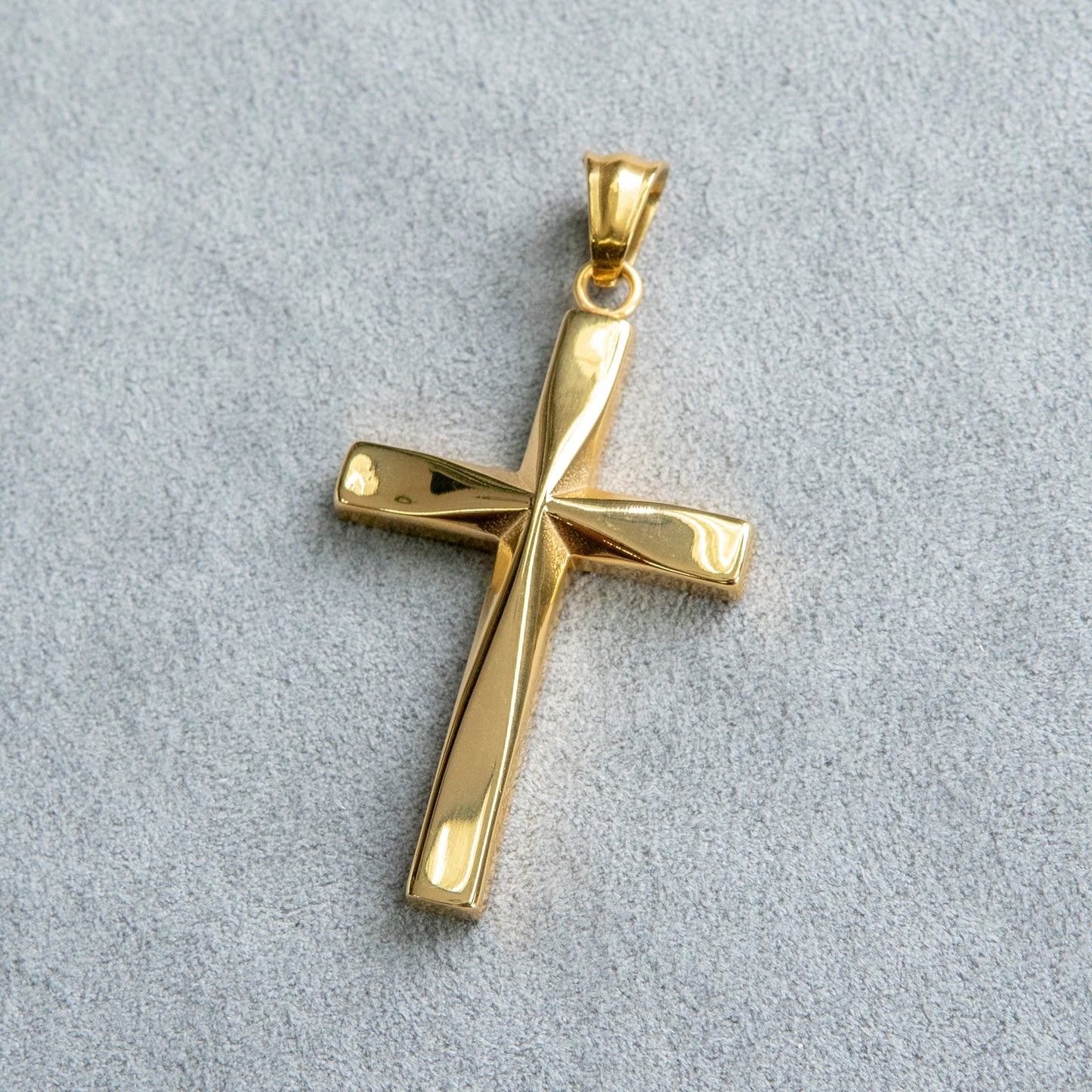 Mens Jewelry - 14K Gold Cross Necklace | Appx. 12 Grams