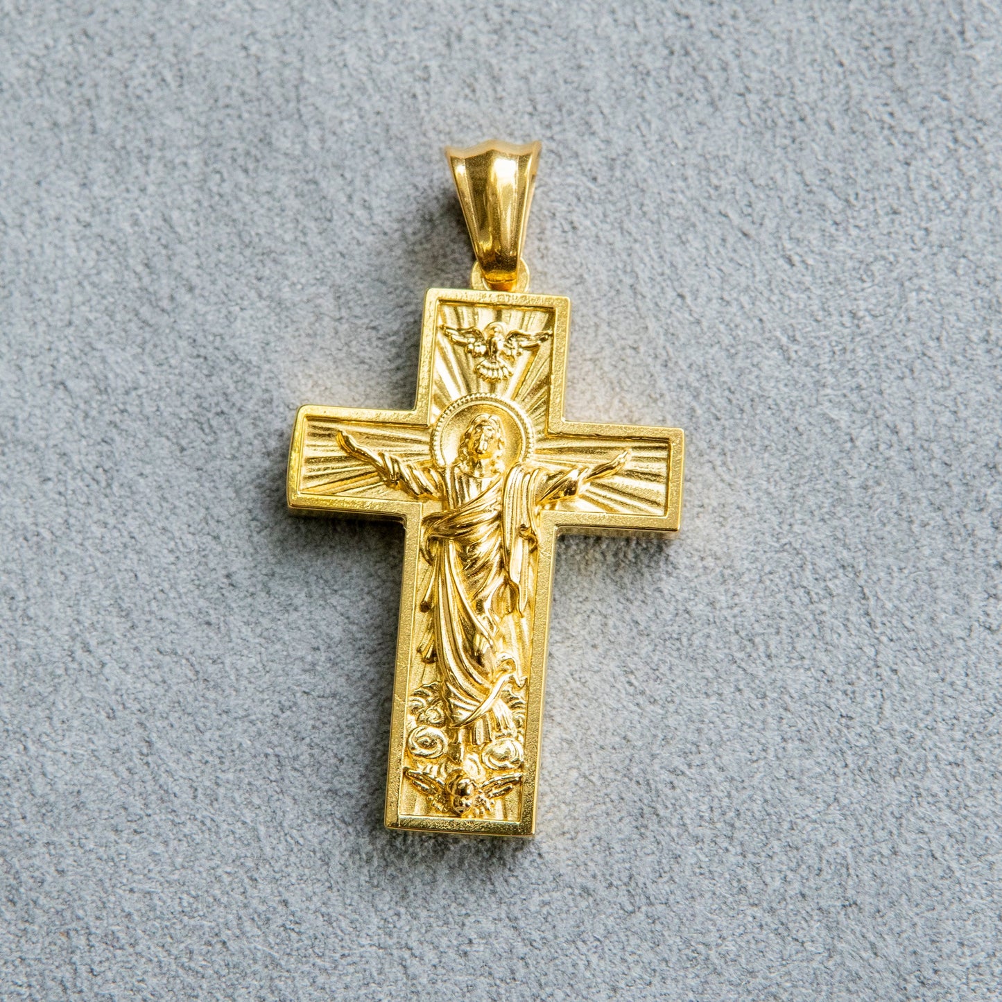 Mens Jewelry - 14K Gold Cross Necklace | Appx. 8 Grams