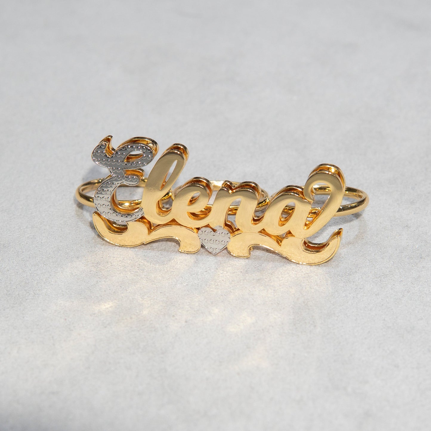 Women Jewelry - Gold Name Ring | Style # R11