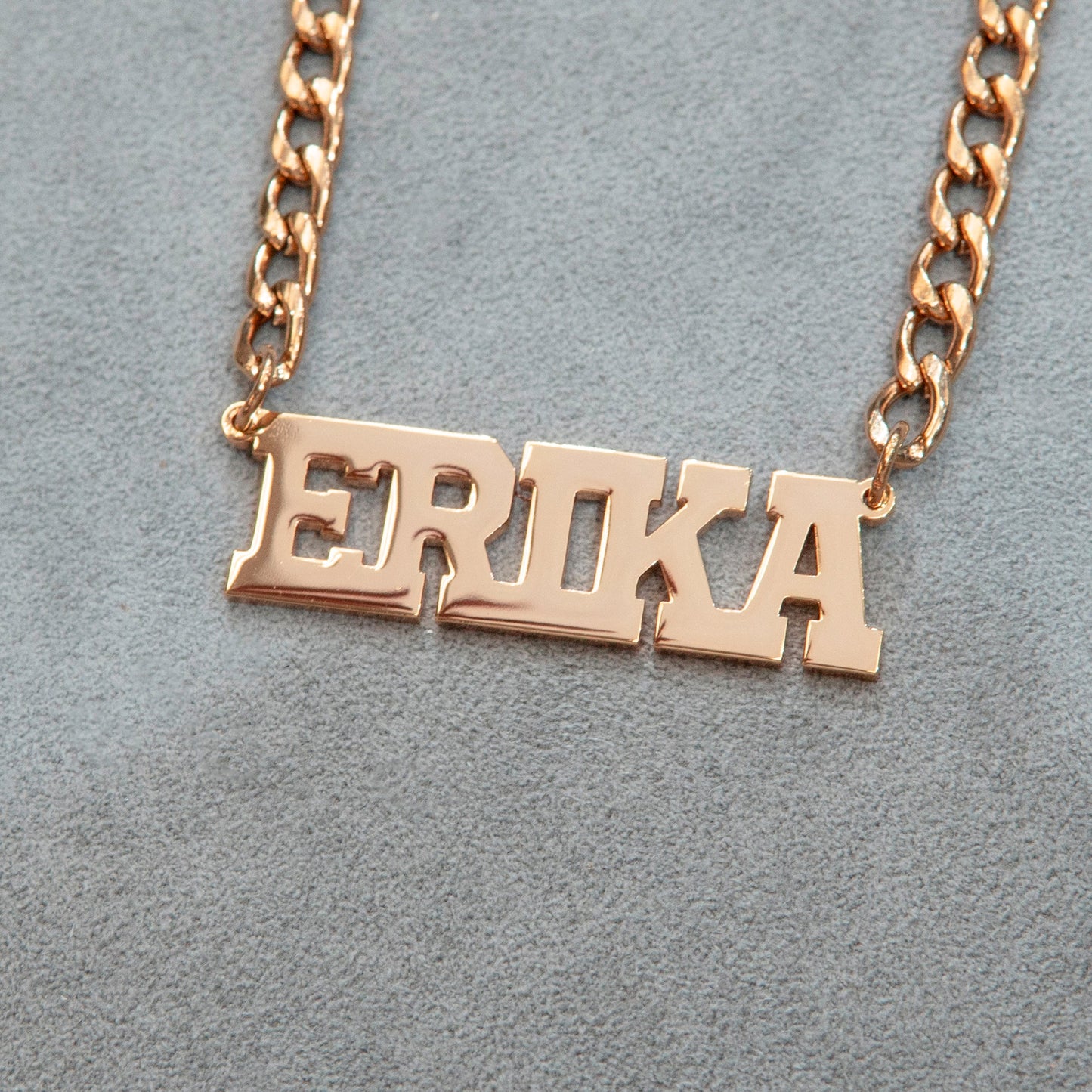Women Jewelry - Rose Gold Name Necklace | Style # N07