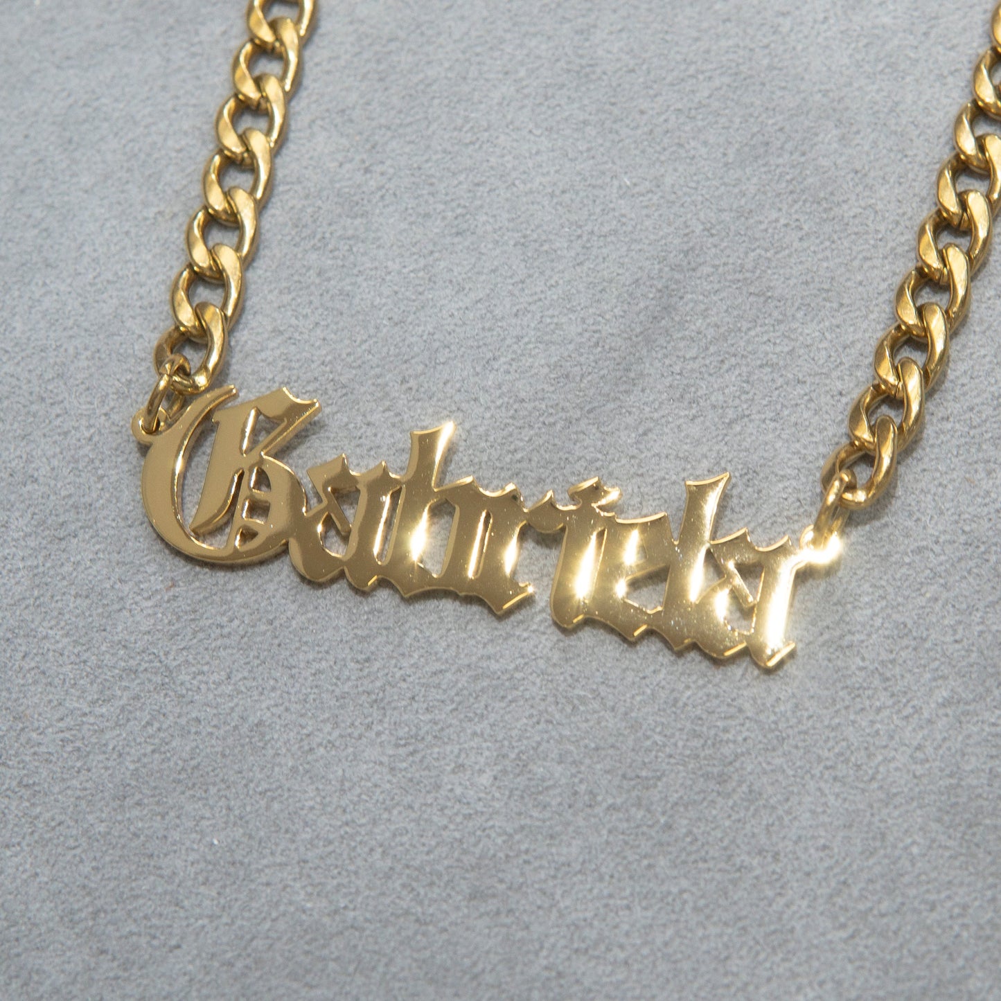 Women Jewelry - Gold Name Necklace | Style # N02