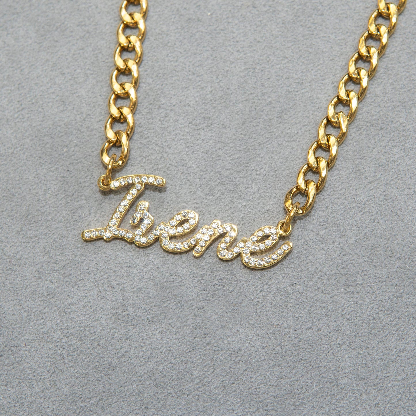Women Jewelry - Iced Out VVS Name Necklace | Style # N27