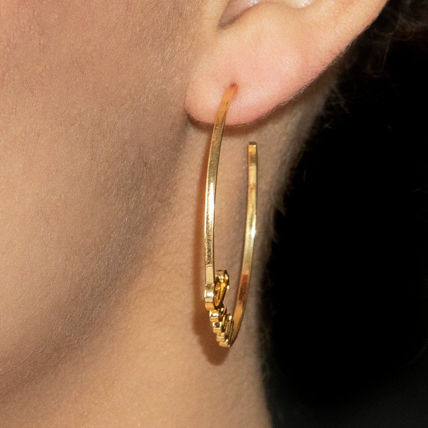 Women Jewelry - 14K Gold Hoop Earrings | Style # E21