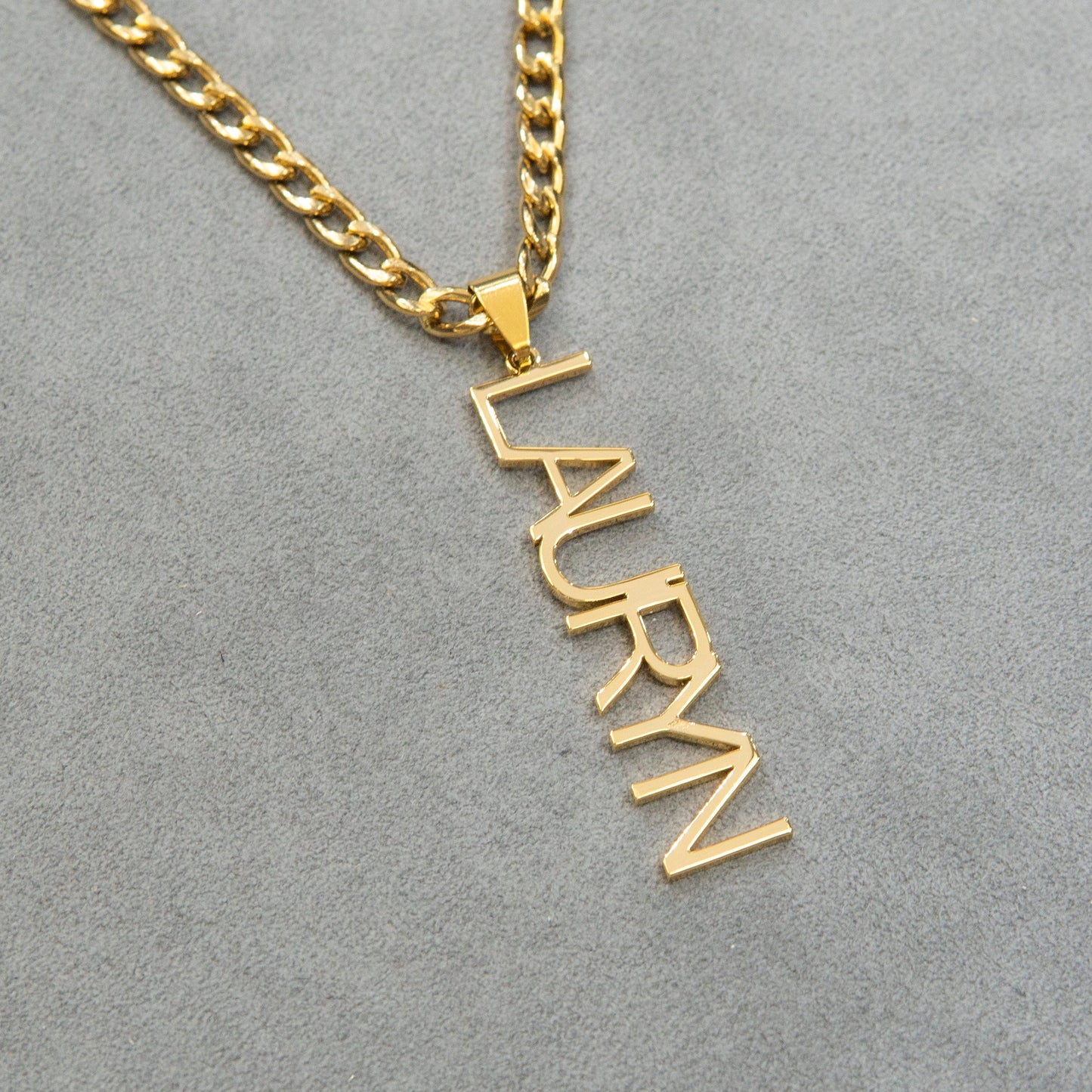 Women Jewelry - Gold Name Necklace | Style # N12