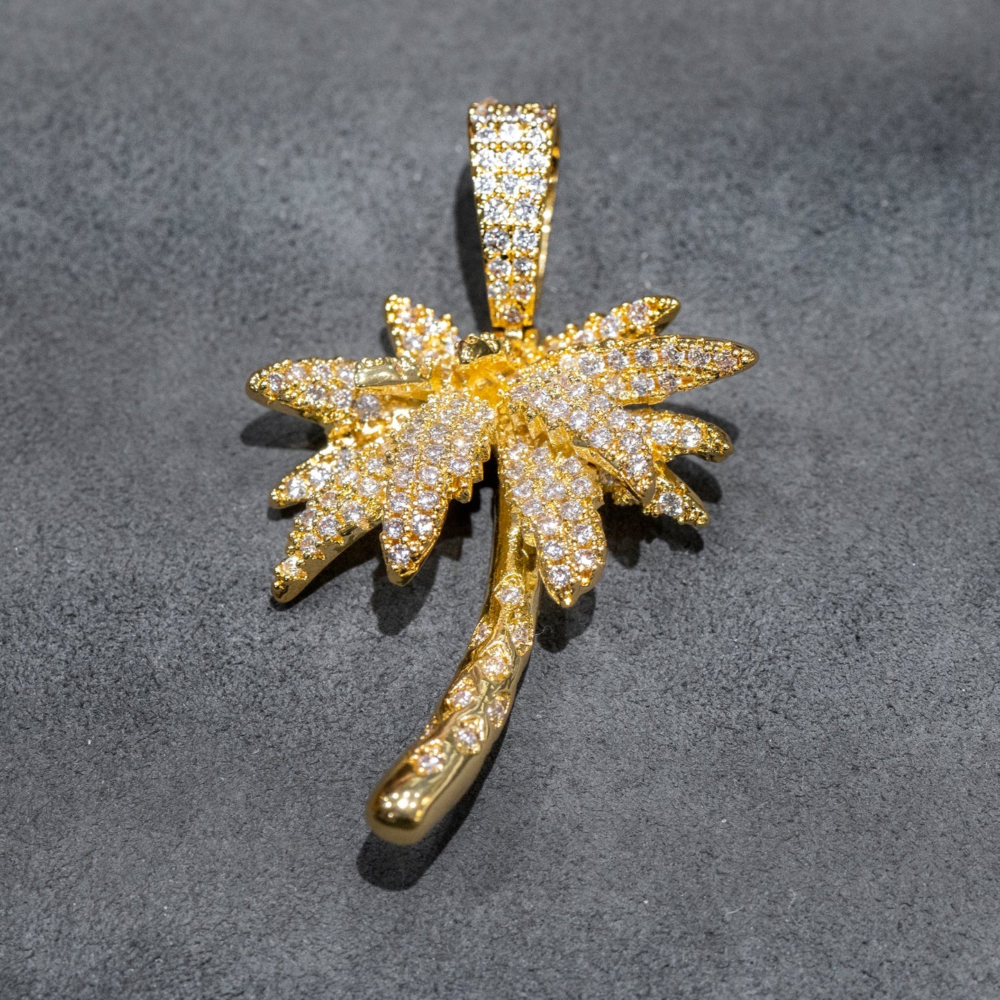 Mens Jewelry - Iced Out VVS Palm Tree Pendant | 10 Grams
