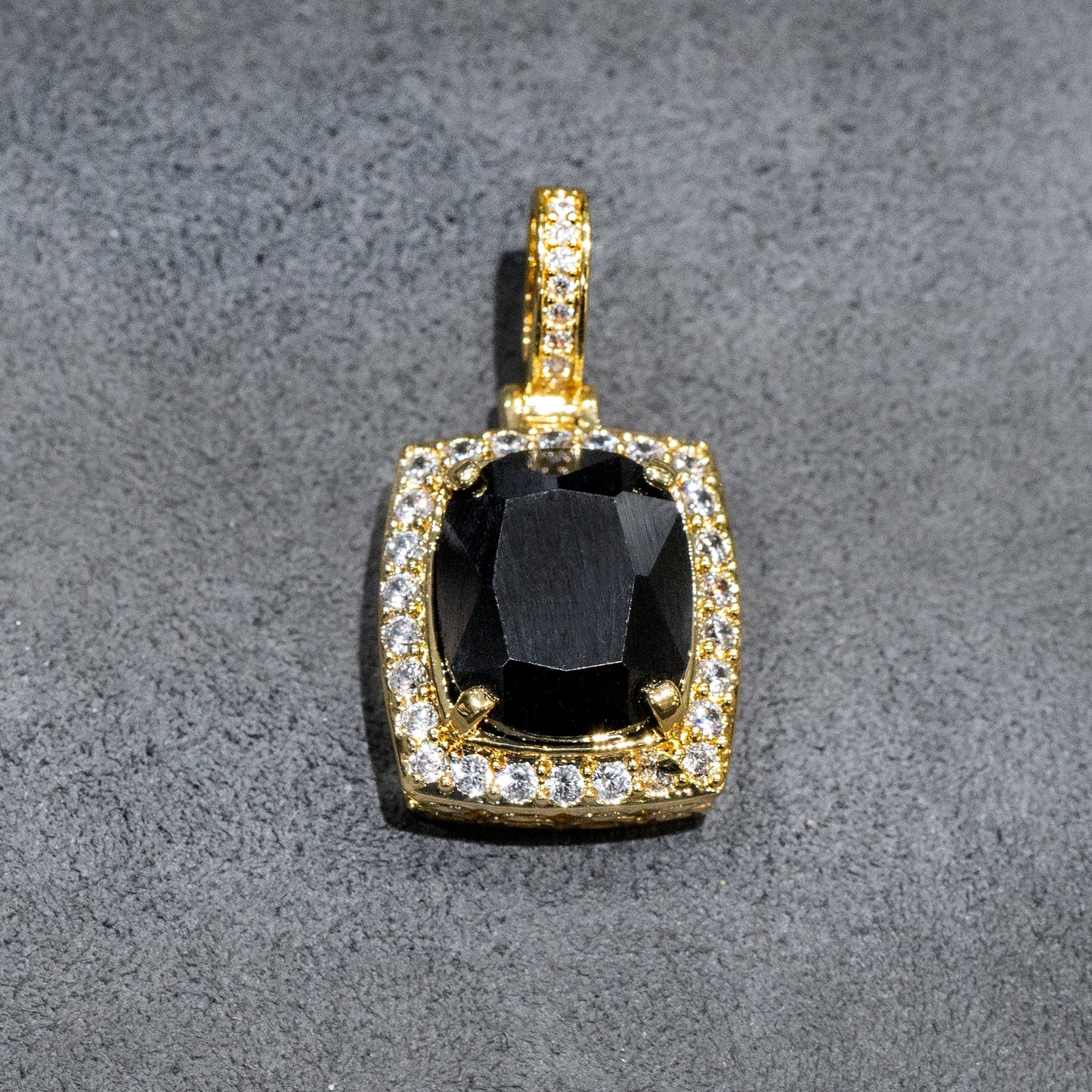 Mens Jewelry - Iced Out VVS Onyx Pendant | 5 Grams