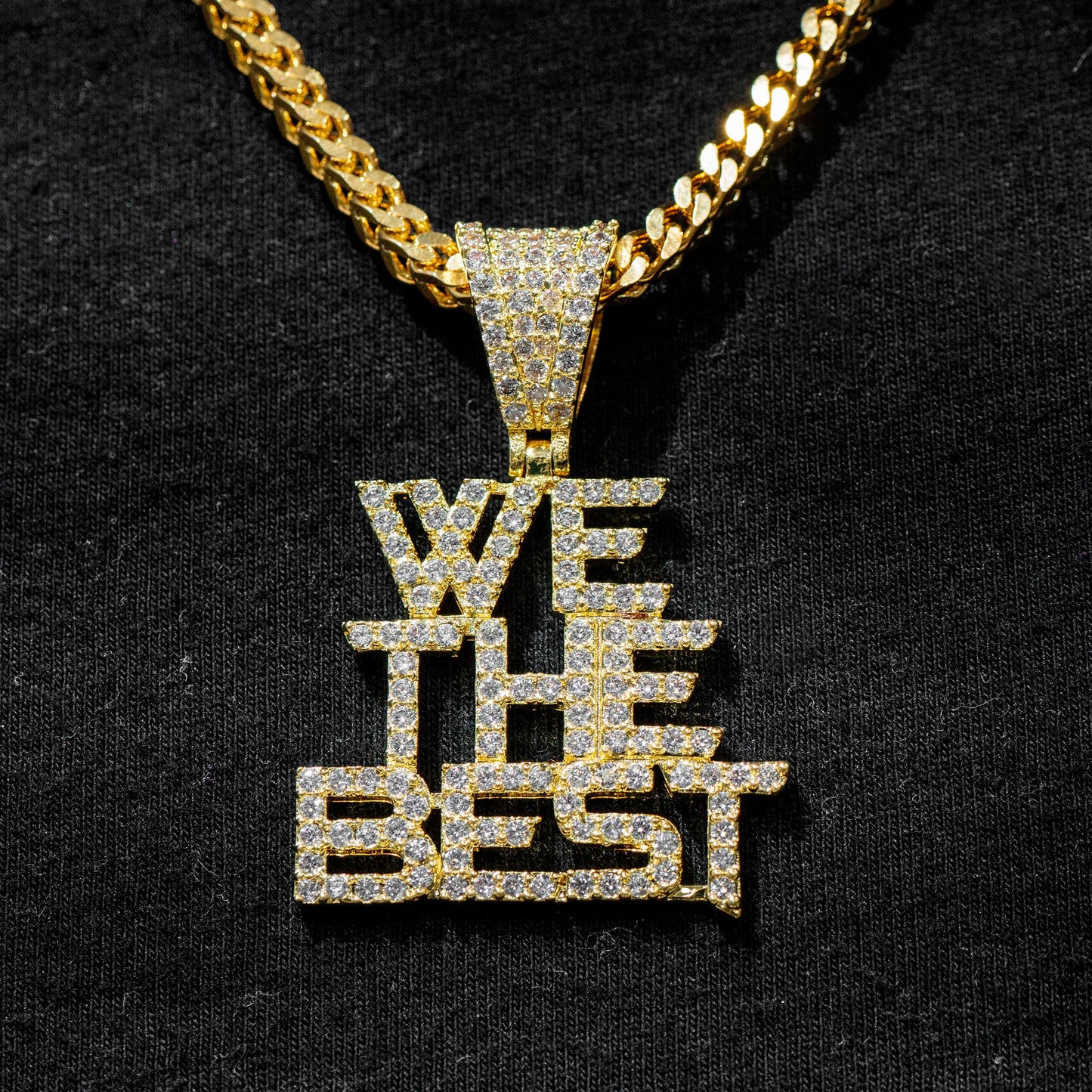Mens Jewelry - Iced Out VVS We The Best Pendant | 8.4 Grams