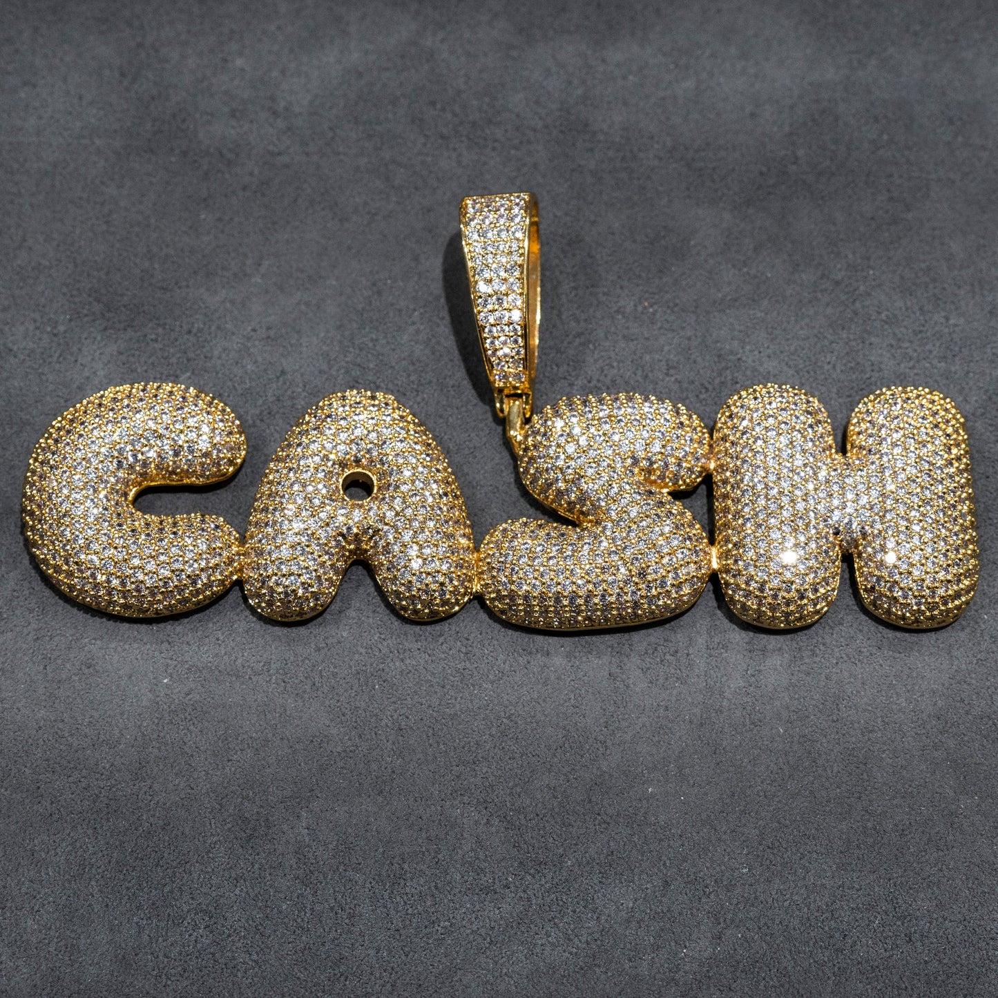 Mens Jewelry - Iced Out VVS CASH Pendant | 40 Grams