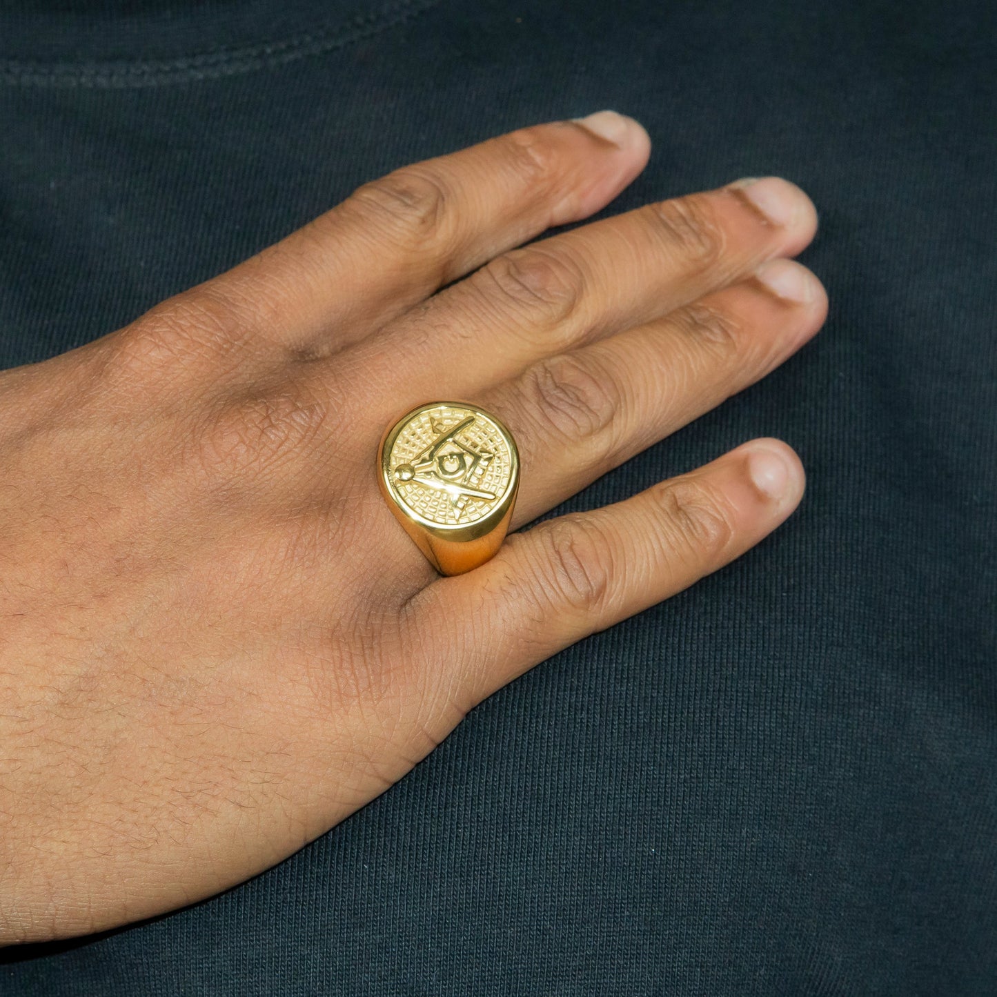 Mens Jewelry - Mason Gold Pinky Ring | 19 Grams
