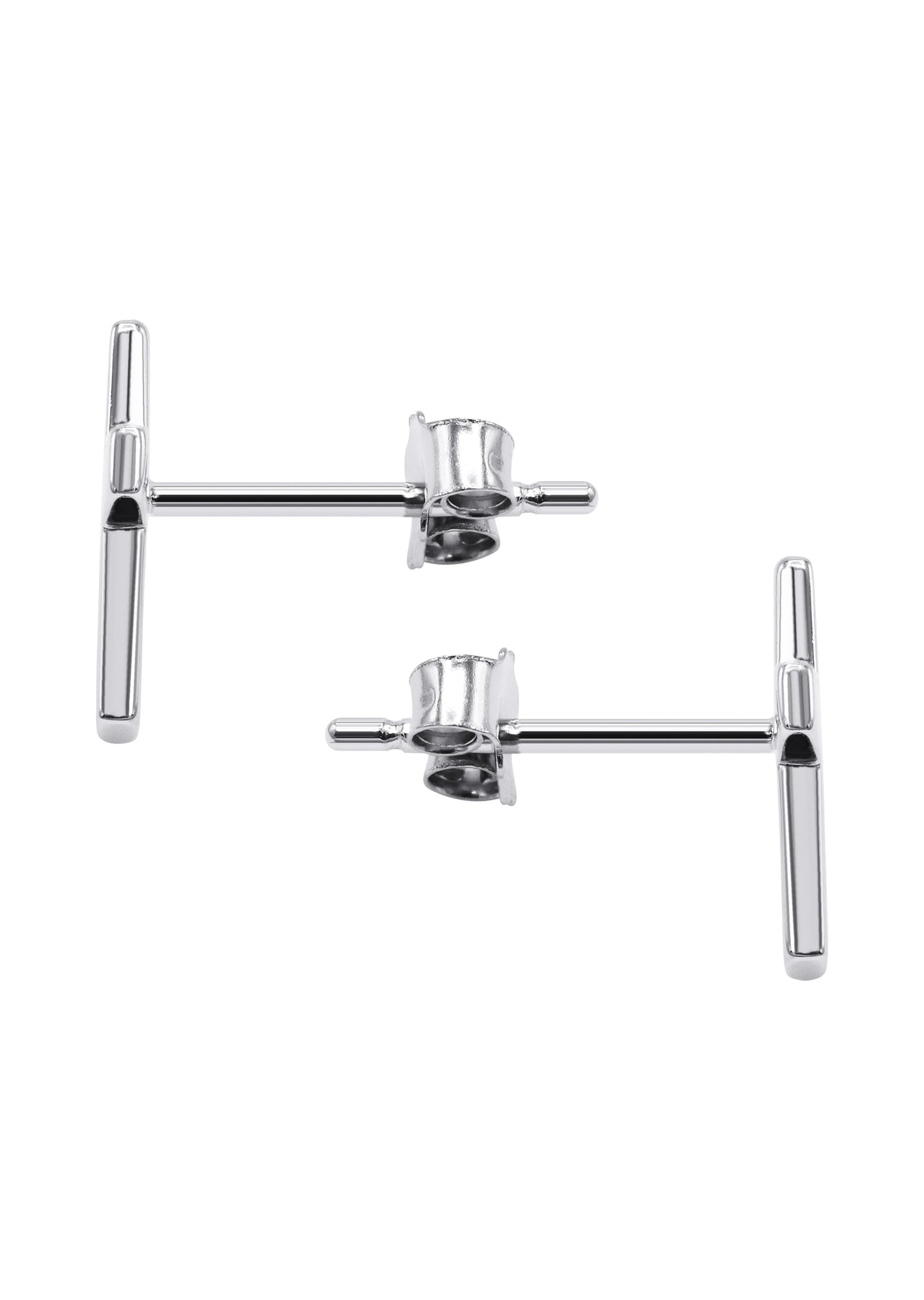 Mens Jewelry - Silver Cross Earrings for Men | Appx. 0.9 Grams