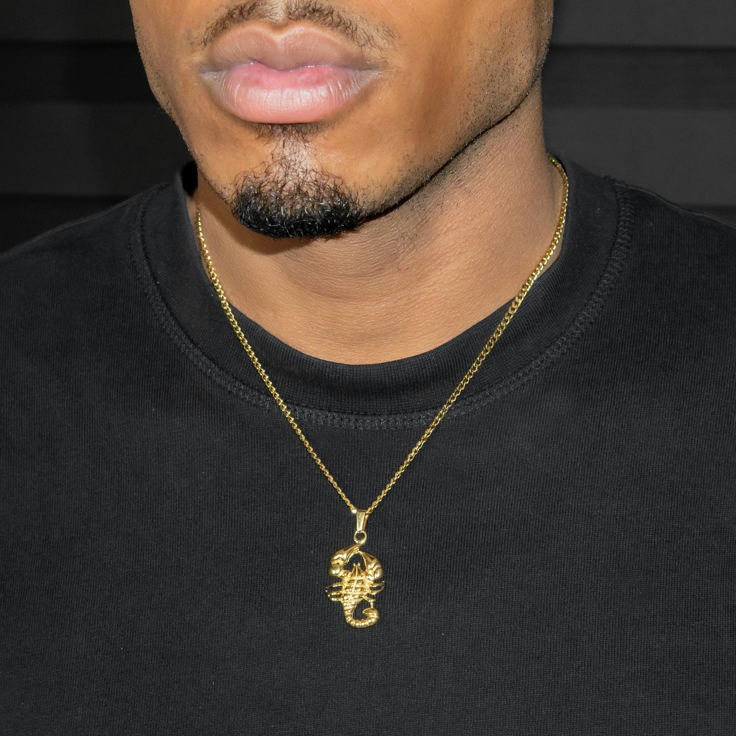Mens Jewelry - 14K Gold Scorpion Necklace | Appx. 6.2 Grams