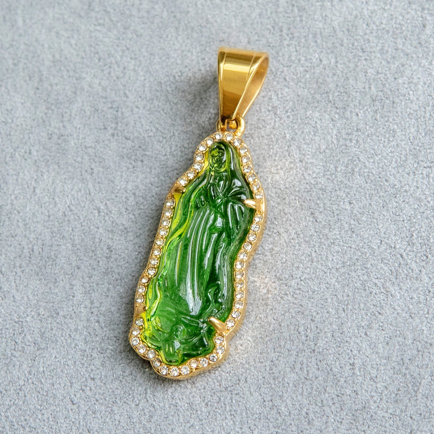 Mens Jewelry - 14K Gold Virgin Mary Necklace | Appx. 7 Grams
