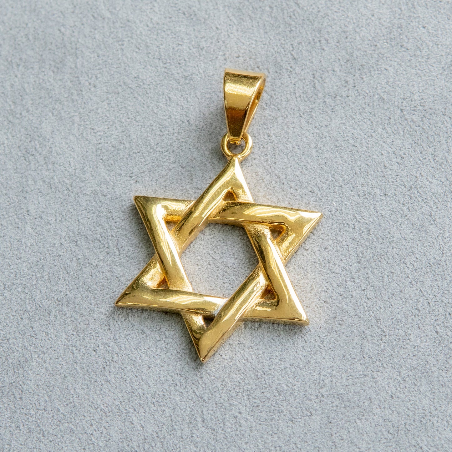 Mens Jewelry - 14K Gold Star of David Necklace | Appx. 12 Grams