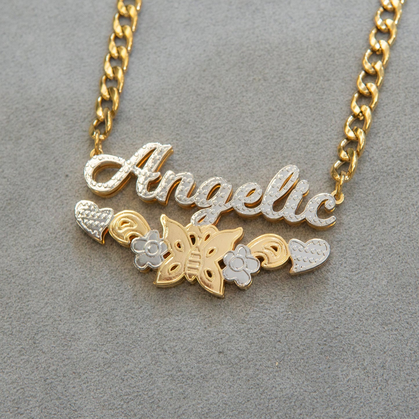 Women Jewelry - Gold Name Necklace | Style # N10