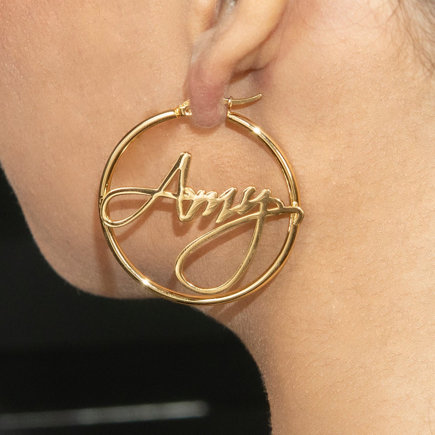 Women Jewelry - 14K Gold Hoop Earrings | Style # E20