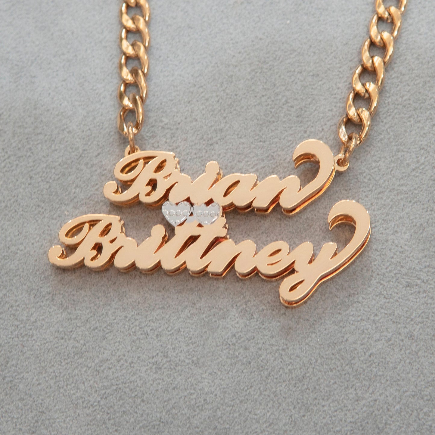 Women Jewelry - Rose Gold Name Necklace | Style # N28