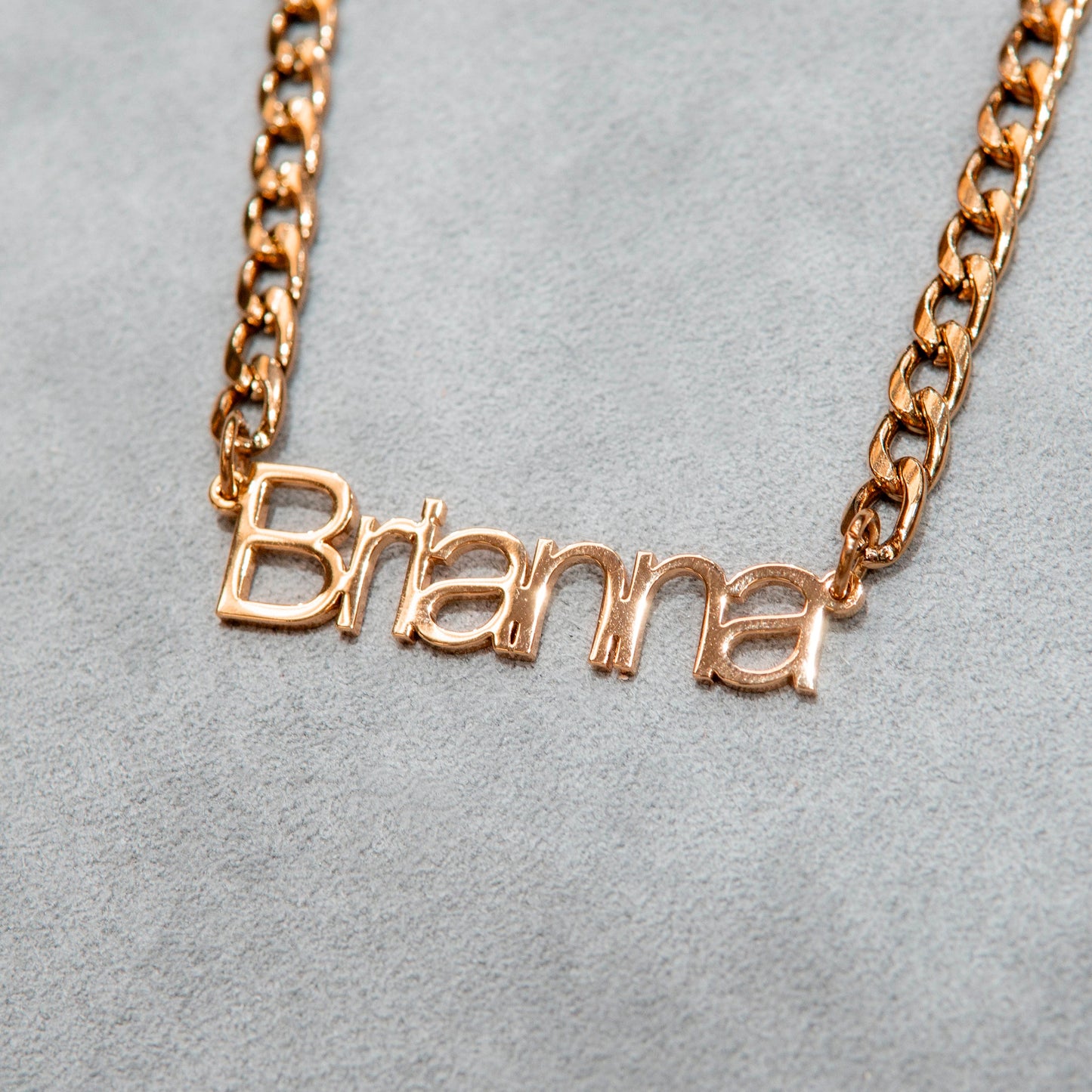 Women Jewelry - Rose Gold Name Necklace | Style # N14