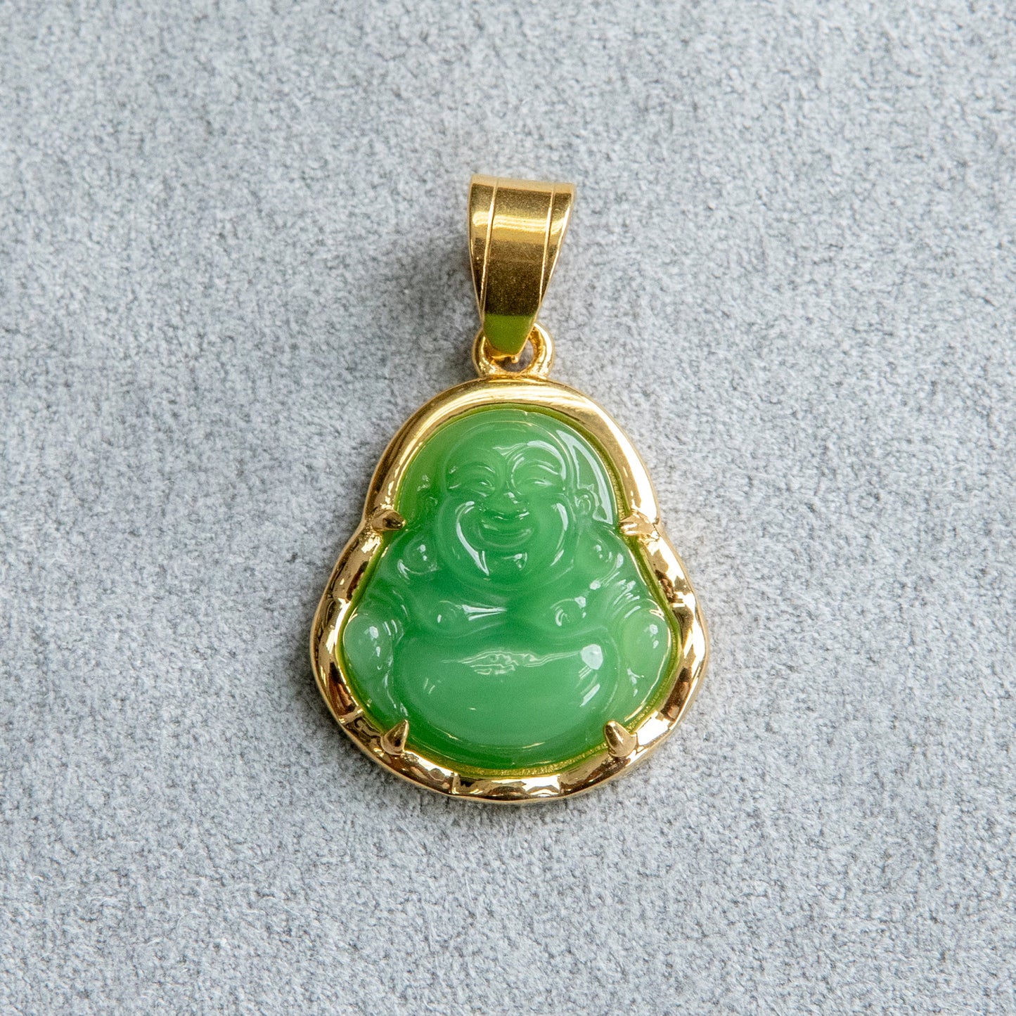 Mens Jewelry - 14K Gold Buddha Necklace | Appx. 5 Grams
