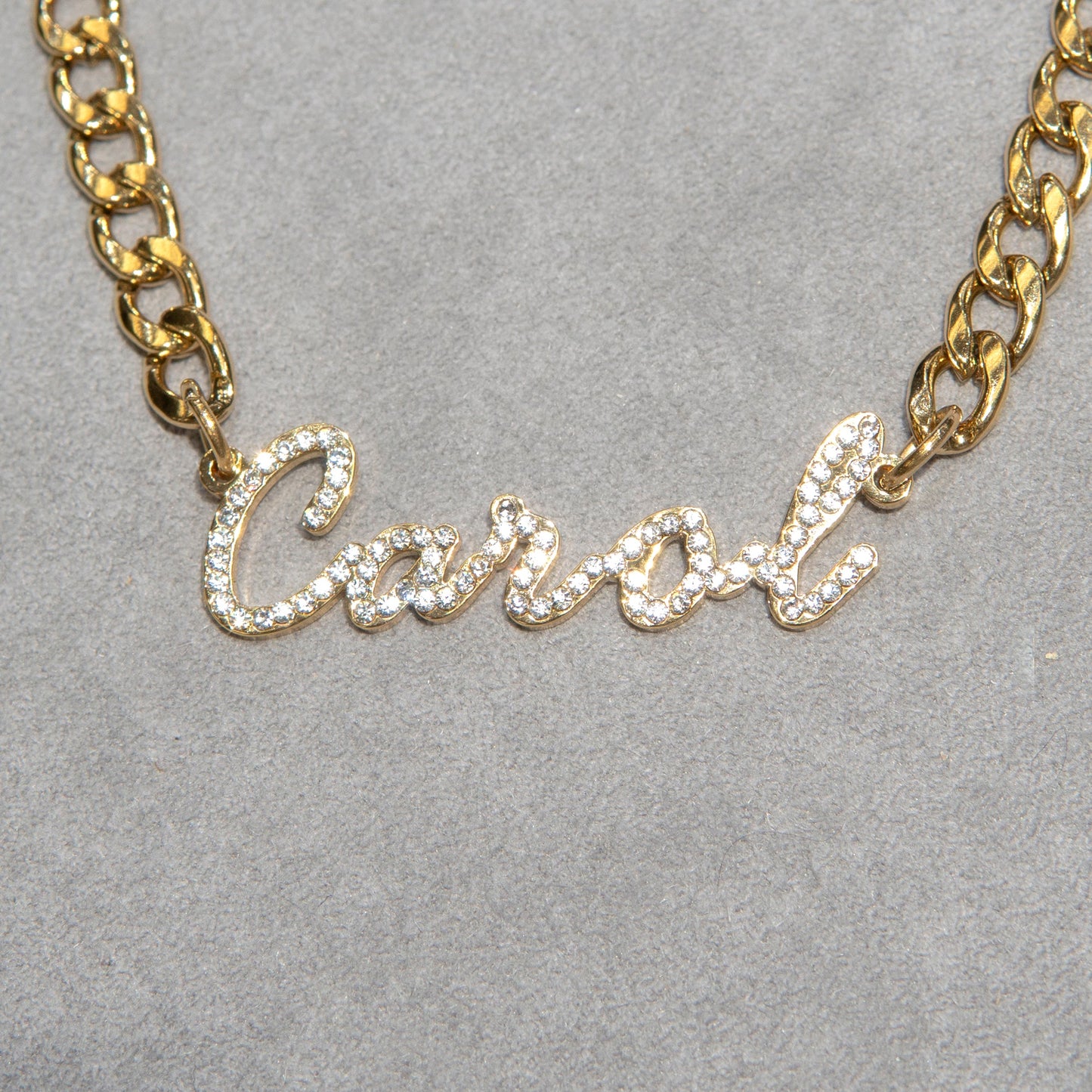 Women Jewelry - Iced Out VVS Name Necklace | Style # N40