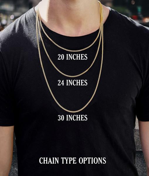 Mens Jewelry - Solid Gold Miami Cuban Link Chain & Bracelet ( 14 Mm )