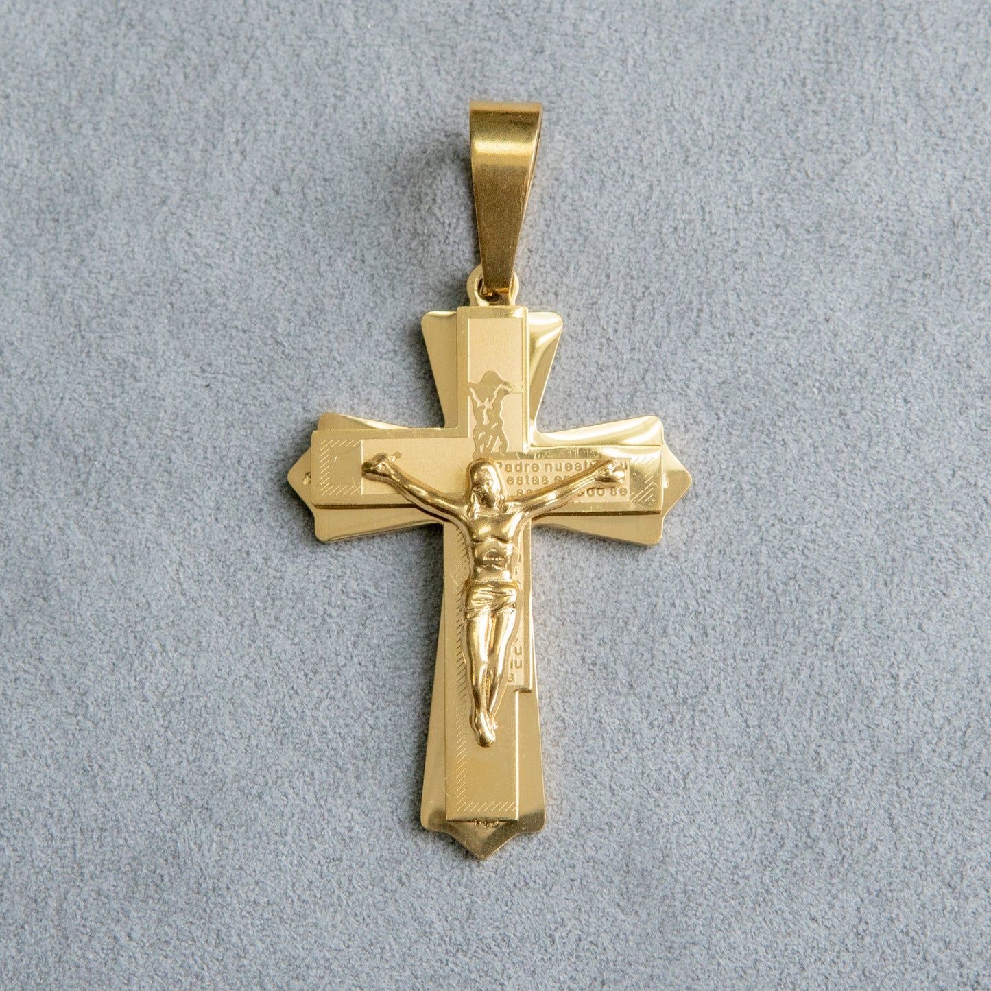 Mens Jewelry - 14K Gold Crucifix Necklace | Appx. 12Grams