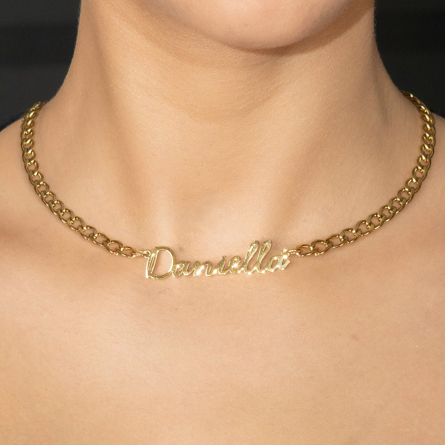 Women Jewelry - Gold Name Necklace | Style # N17