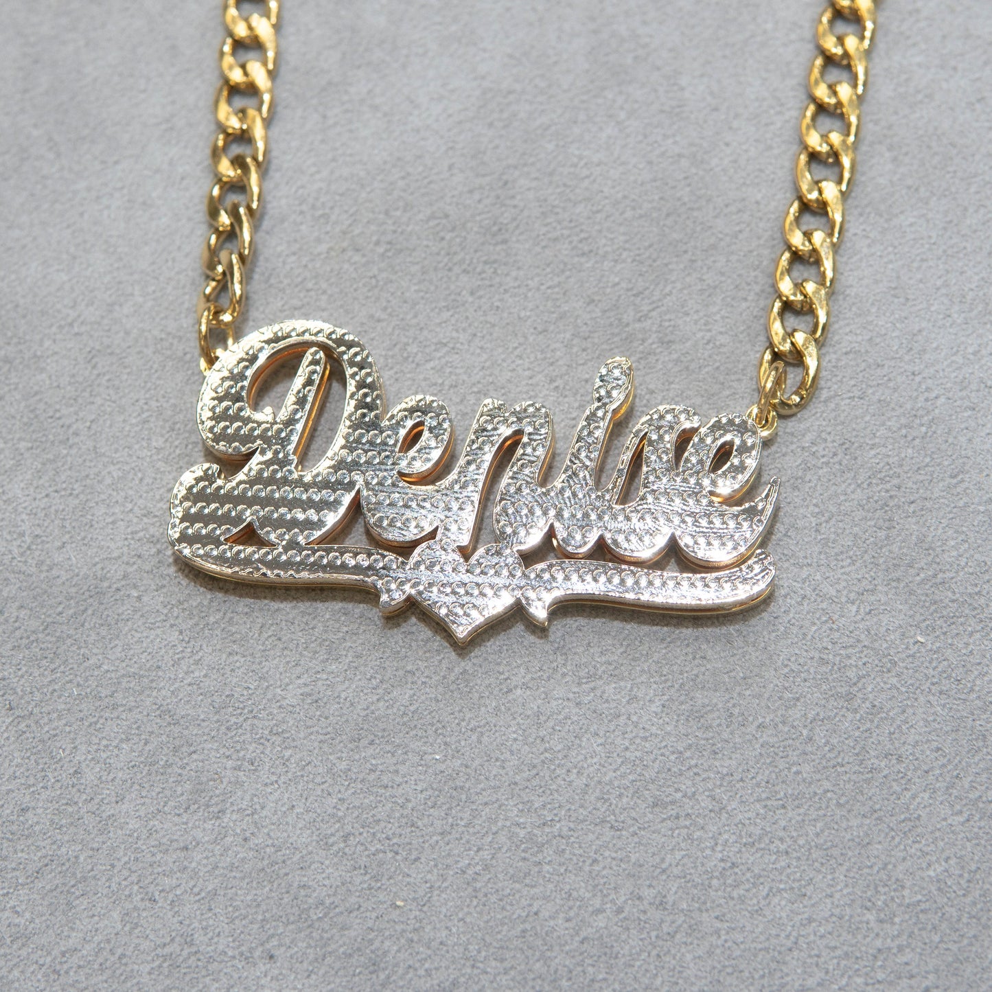 Women Jewelry - Gold Name Necklace | Style # N16