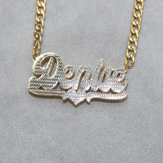 Women Jewelry - Gold Name Necklace | Style # N16