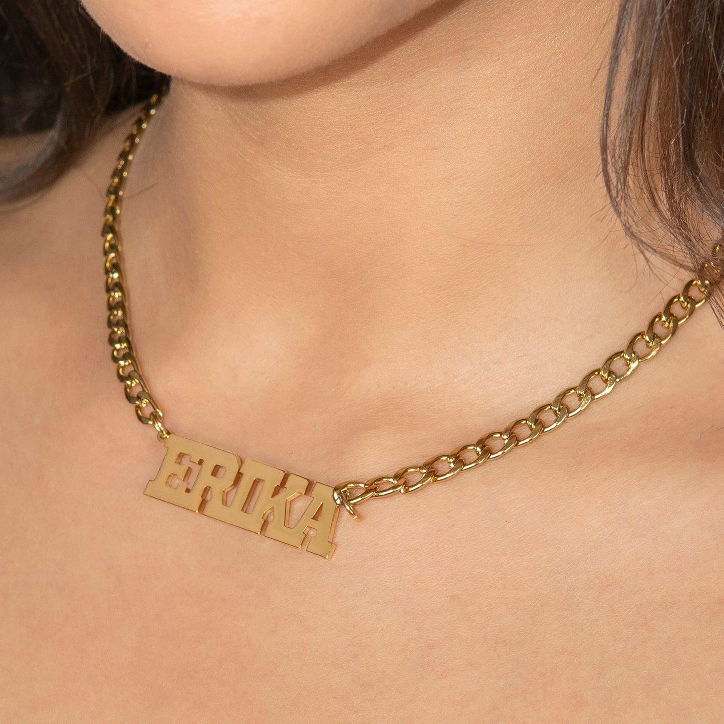 Women Jewelry - Gold Name Necklace | Style # N07