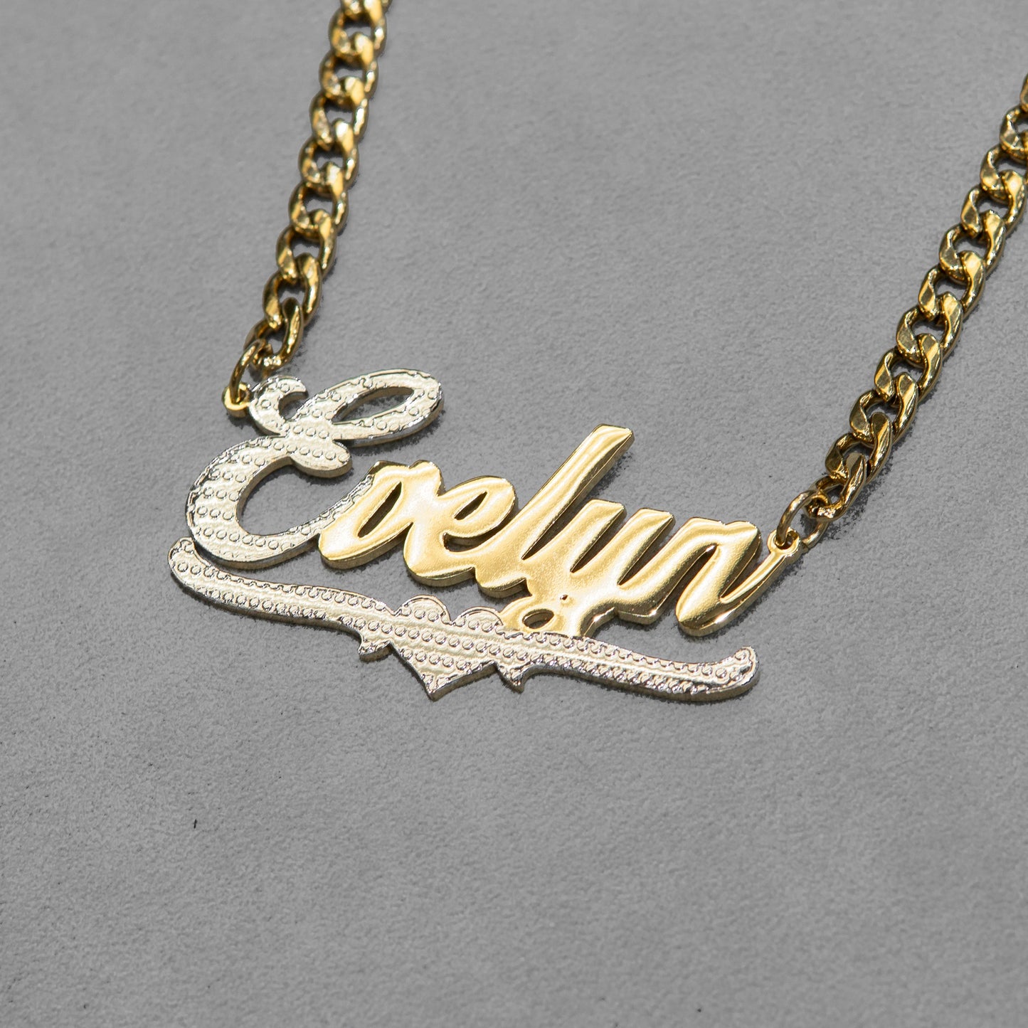 Women Jewelry - Gold Name Necklace | Style # N19