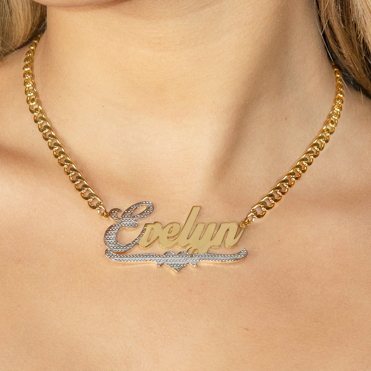 Women Jewelry - Gold Name Necklace | Style # N19