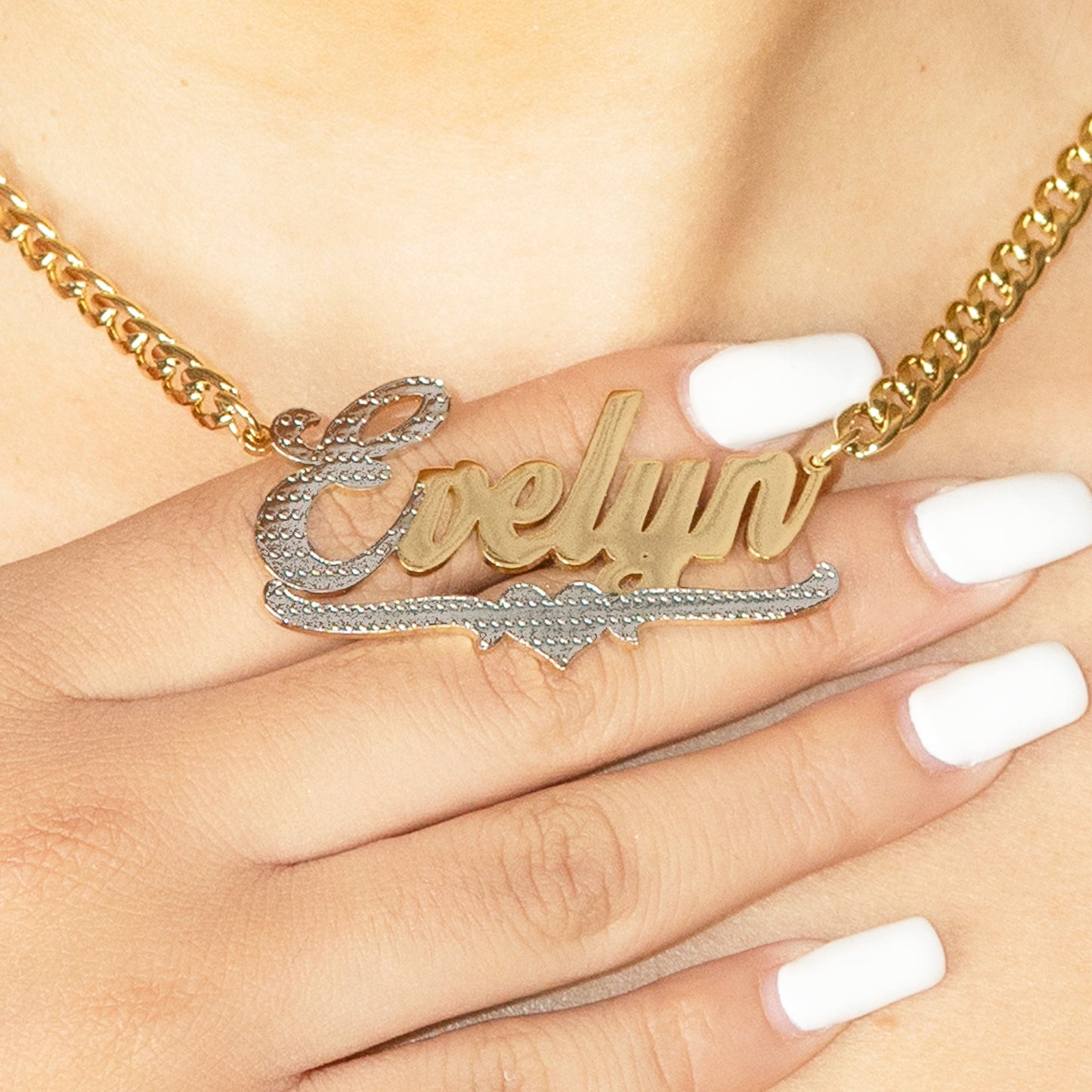 Women Jewelry - Gold Name Necklace | Style # N19