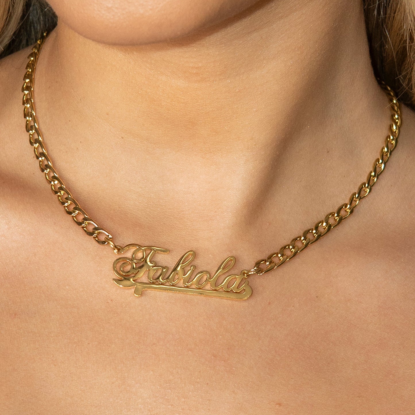 Women Jewelry - Gold Name Necklace | Style # N23