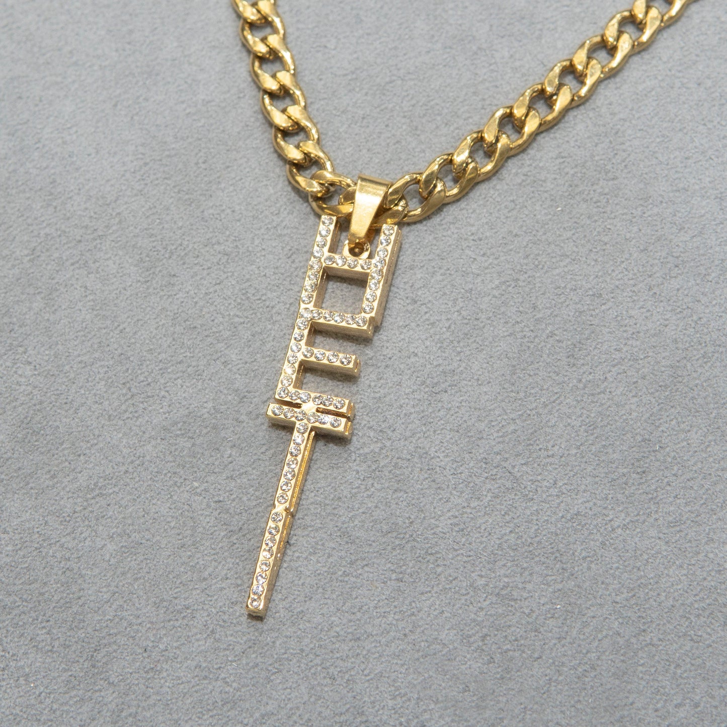 Women Jewelry - Iced Out VVS Name Necklace | Style # N21