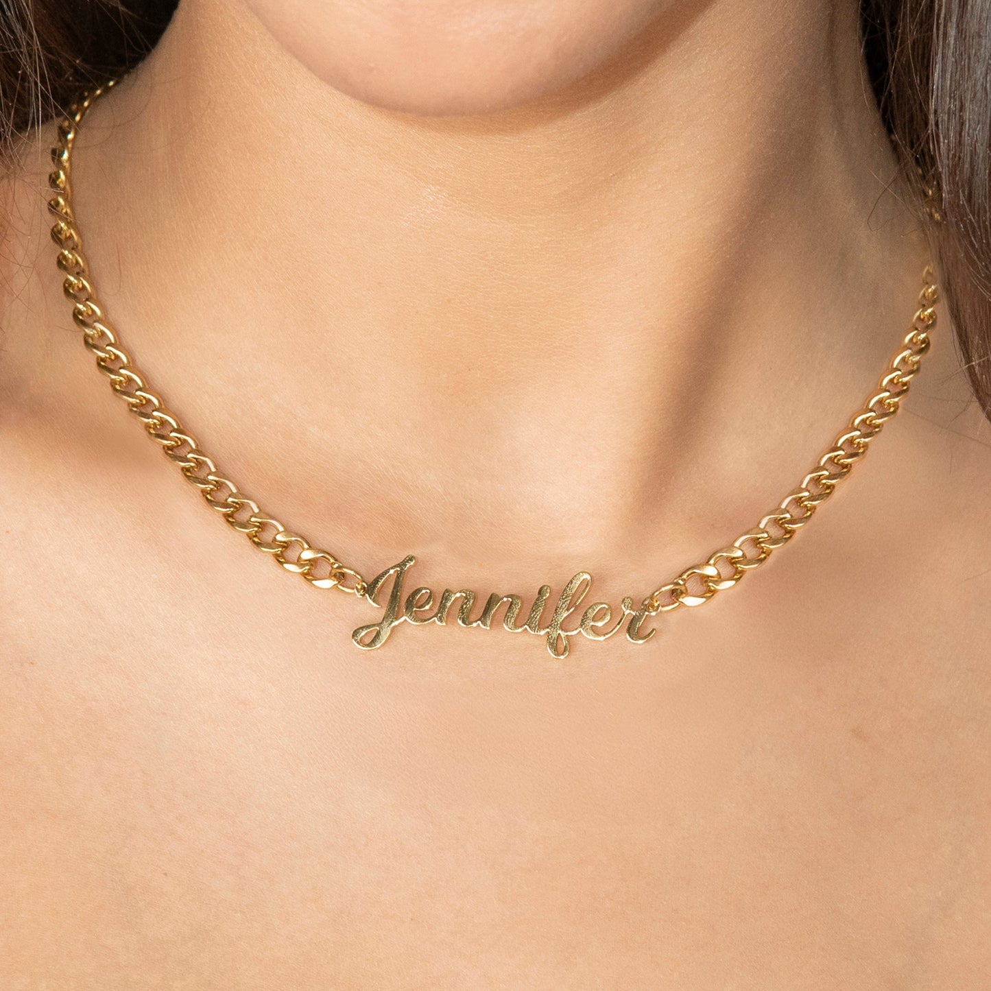 Women Jewelry - Gold Name Necklace | Style # N05