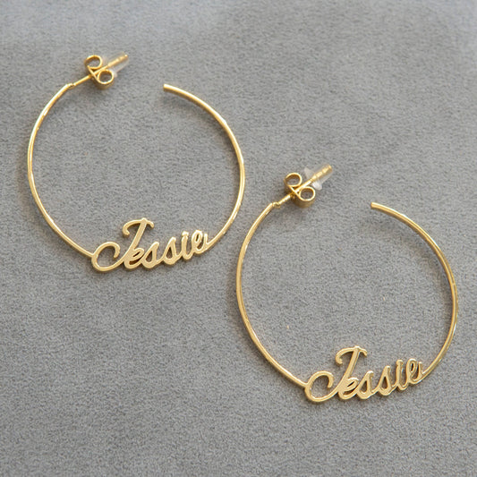Women Jewelry - 14K Gold Hoop Earrings | Style # E21