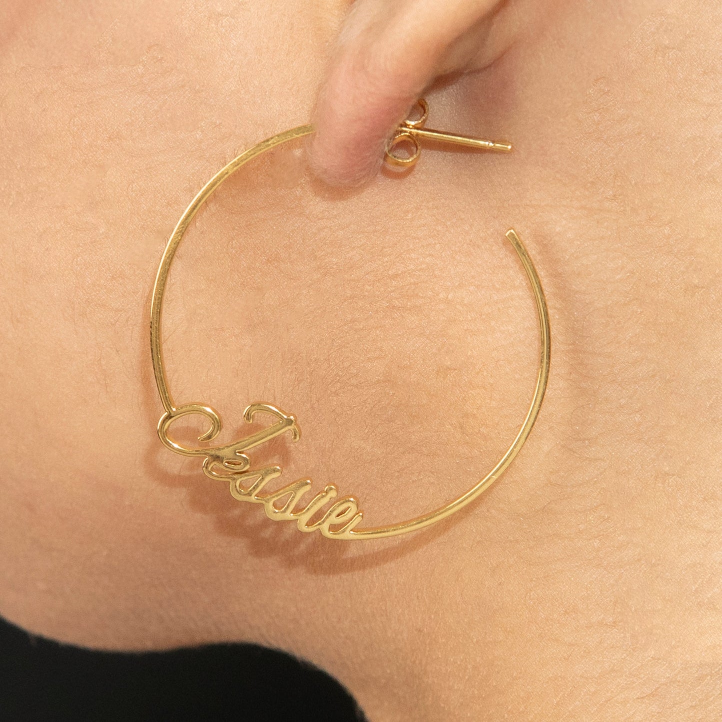 Women Jewelry - 14K Gold Hoop Earrings | Style # E21