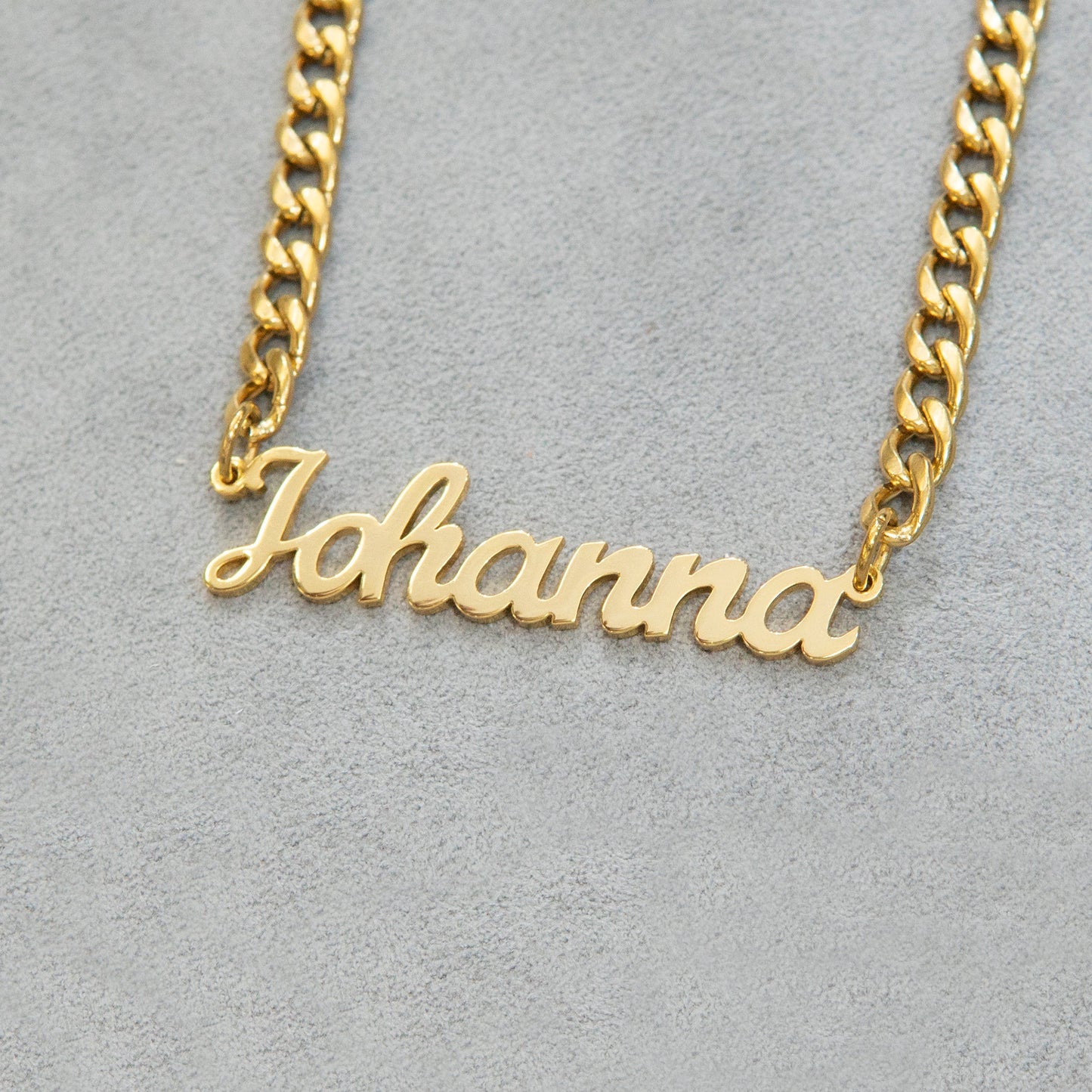 Women Jewelry - Gold Name Necklace | Style # N01