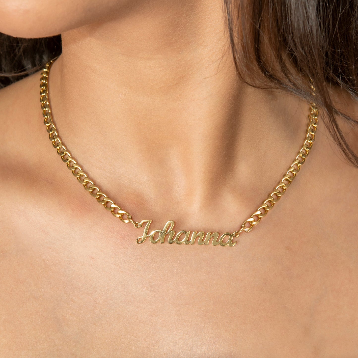 Women Jewelry - Gold Name Necklace | Style # N01