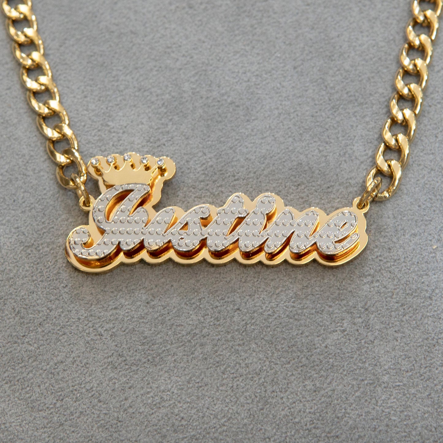 Women Jewelry - Gold Name Necklace | Style # N34