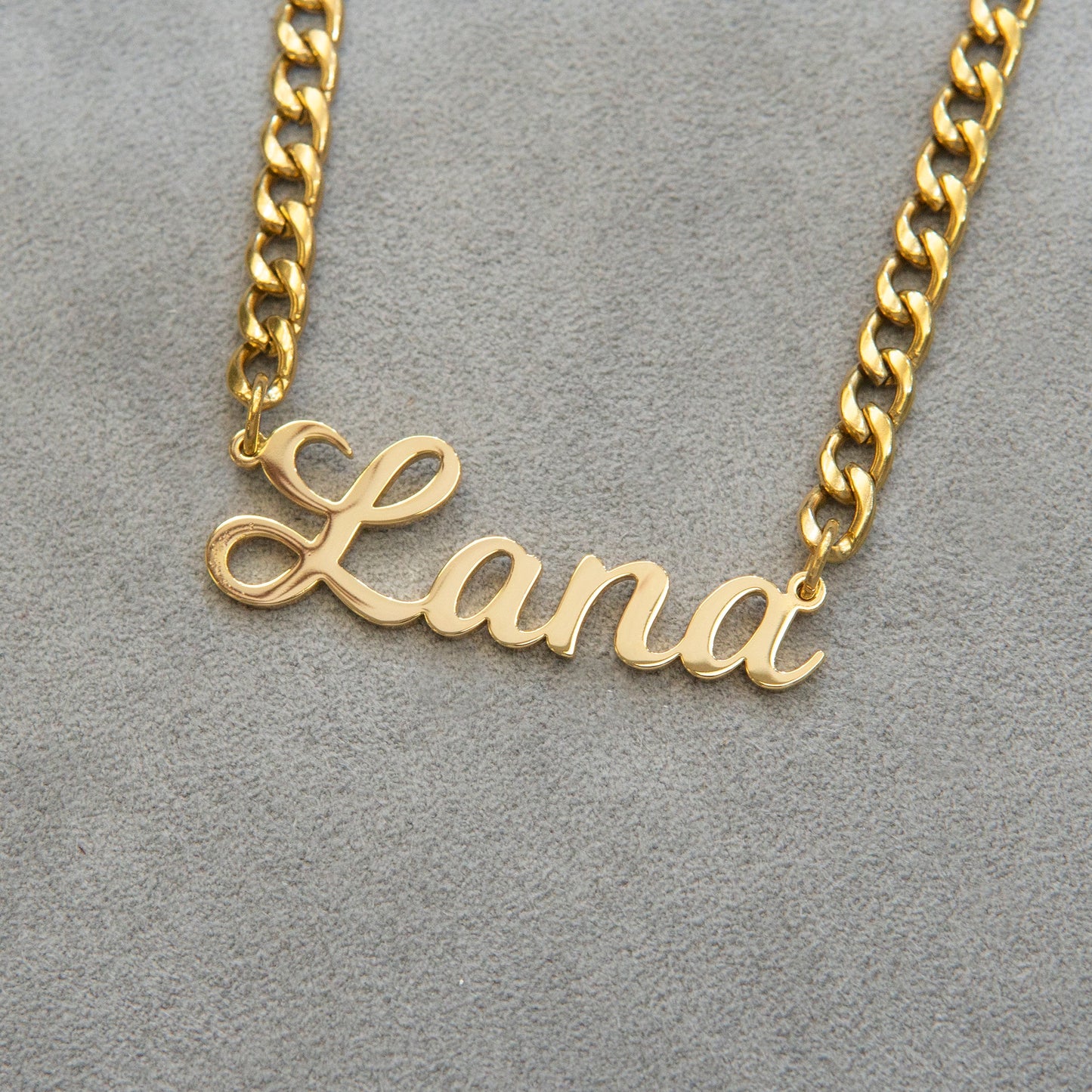 Women Jewelry - Gold Name Necklace | Style # N04