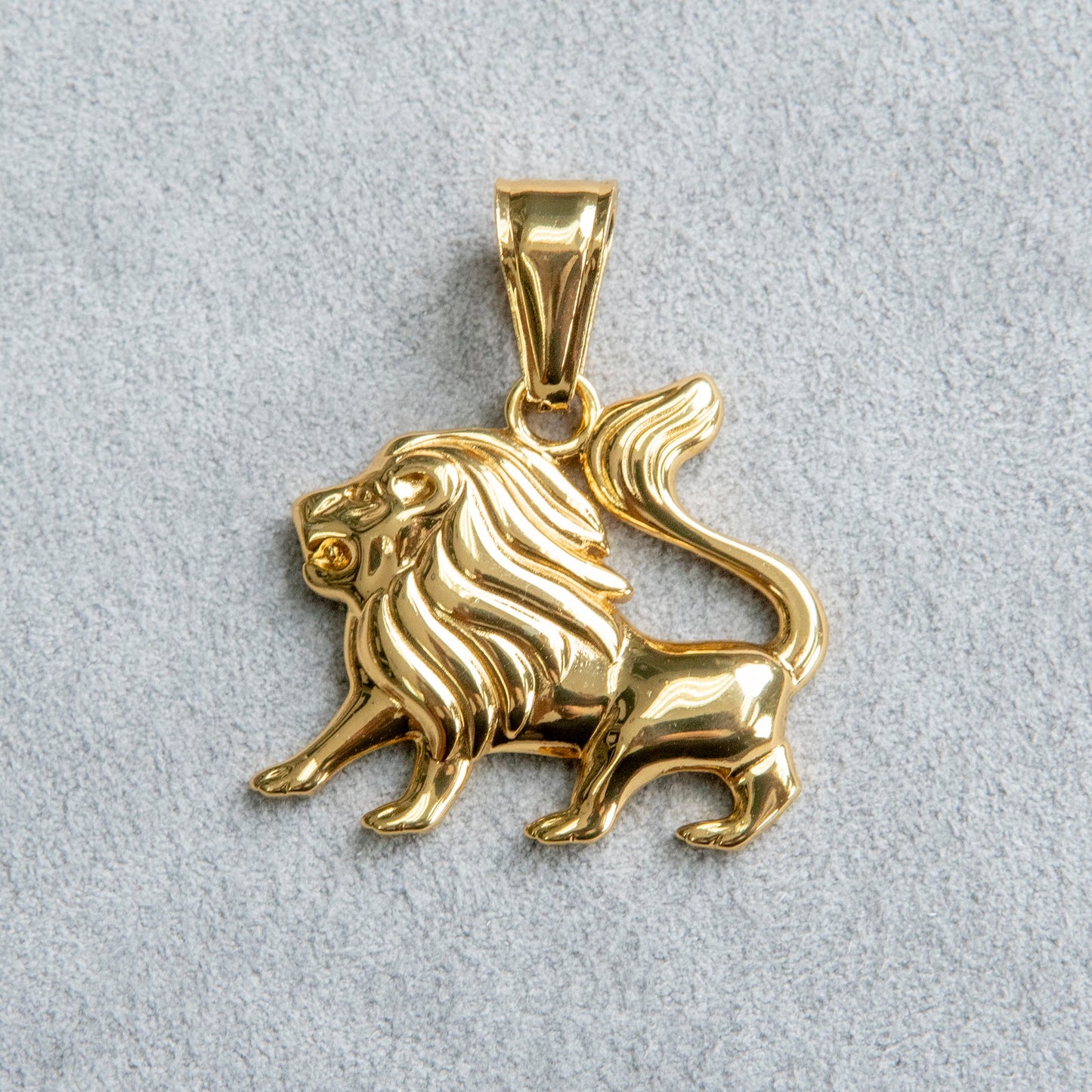 Mens Jewelry - 14K Gold Lion Necklace | Appx. 8.4 Grams
