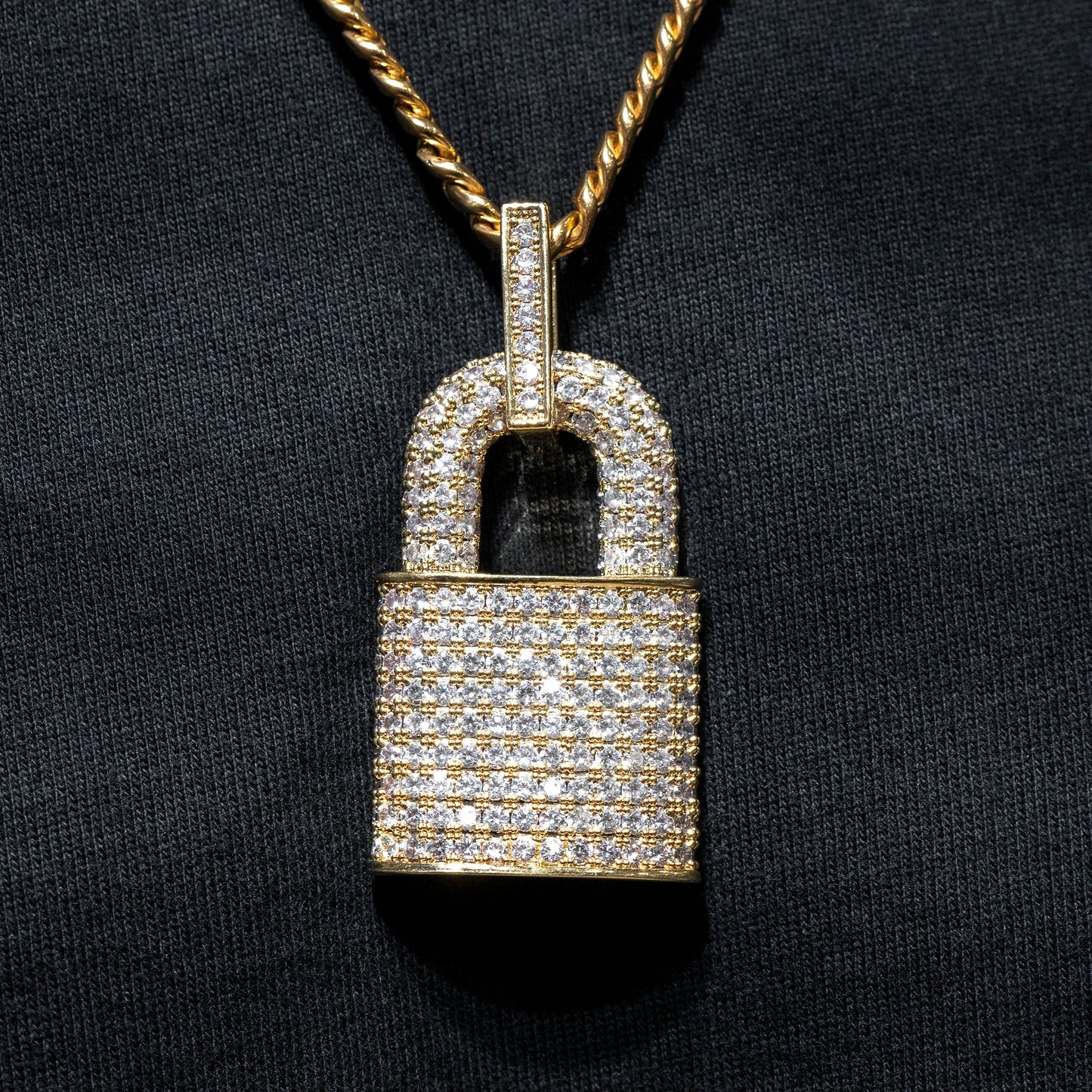 Mens Jewelry - Iced Out VVS Lock Pendant | 60 Grams