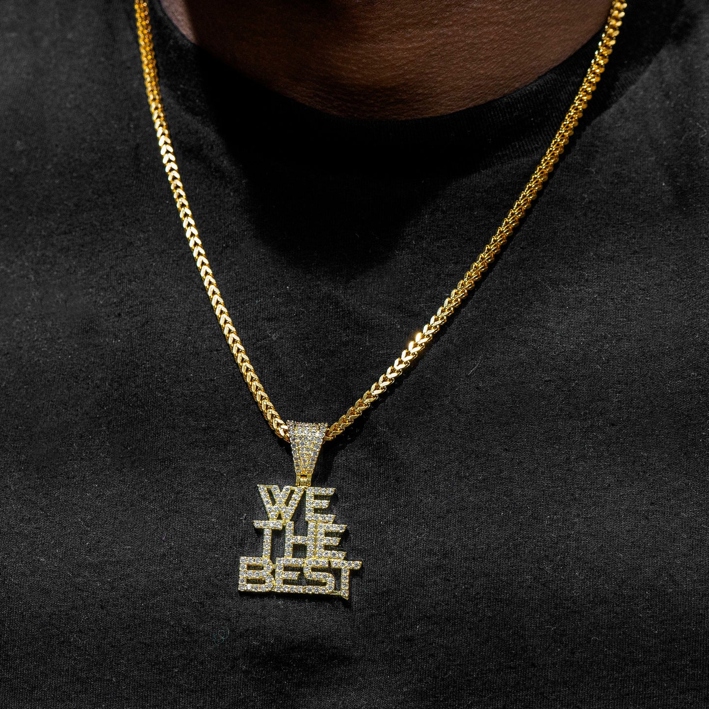 Mens Jewelry - Iced Out VVS We The Best Pendant | 8.4 Grams