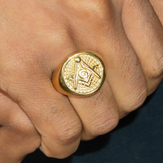 Mens Jewelry - Mason Gold Pinky Ring | 19 Grams