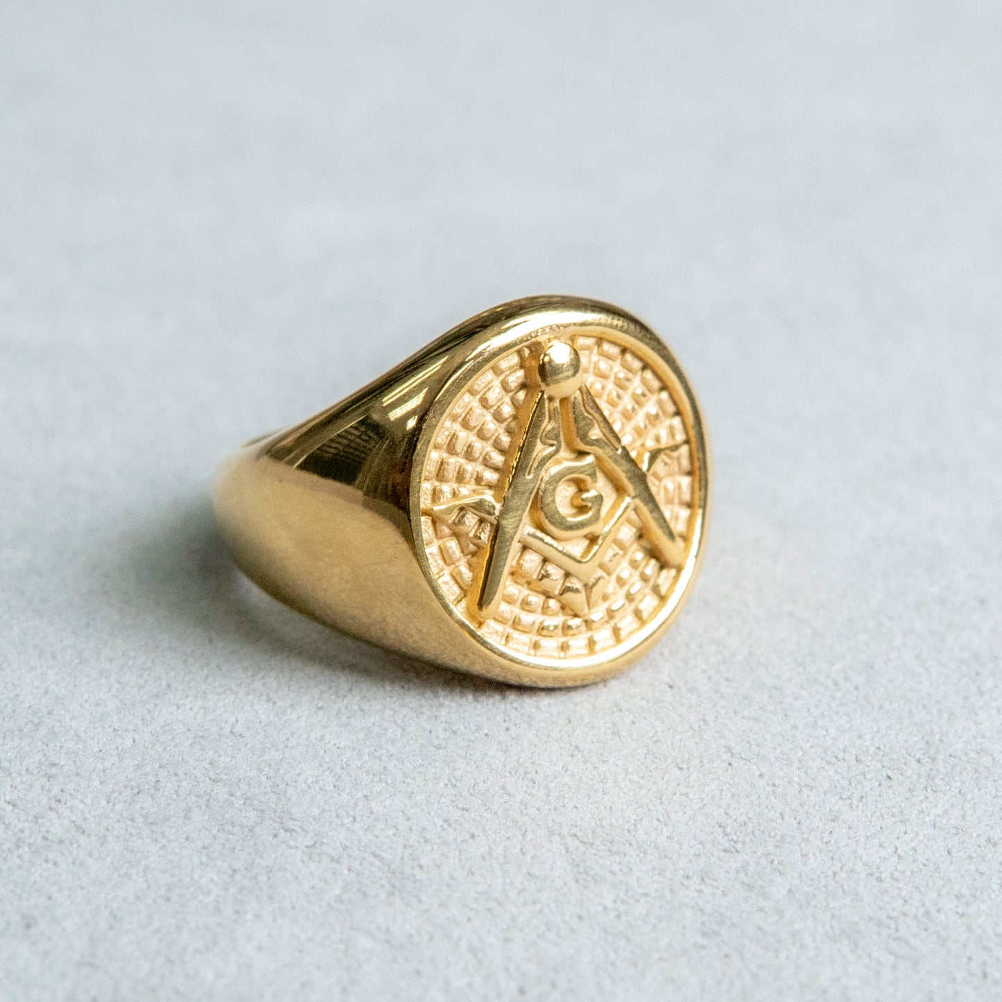 Mens Jewelry - Mason Gold Pinky Ring | 19 Grams